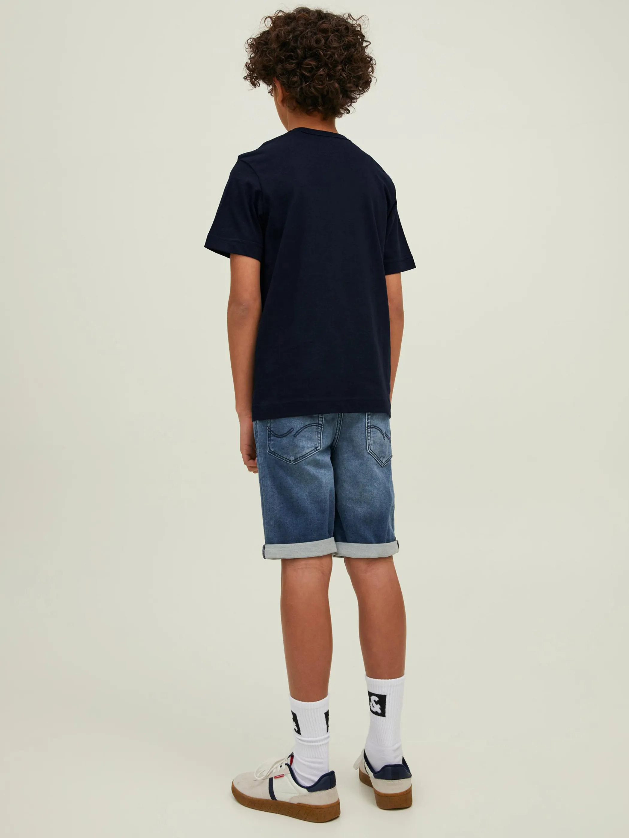 Jack&Jones Junior 12209931 JORBREEZY BRANDING TE Blau 863520 175876 2