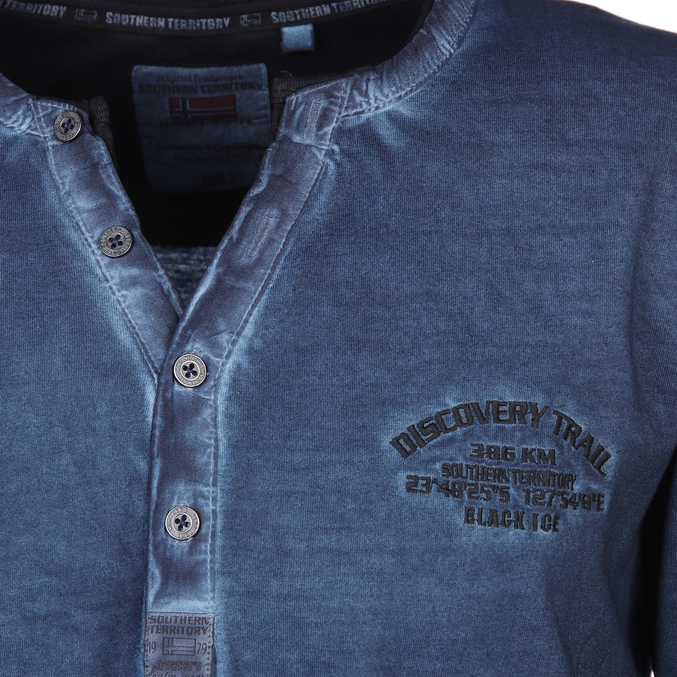 Southern Territory He. Henleyshirt 1/1 Arm Stick Blau 884588 NAVY 3 Southern Territory He. Henleyshirt 1/1 Arm Stick Blau 884588 NAVY 3