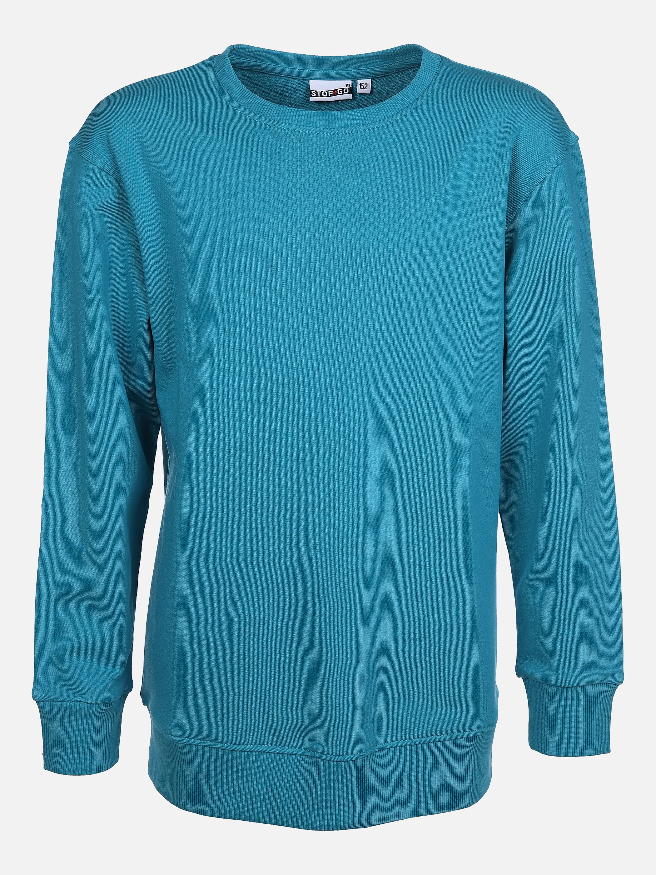 Stop + Go TB Sweatshirt Basic in h.grau Blau 860582 DUNKELBLAU 1