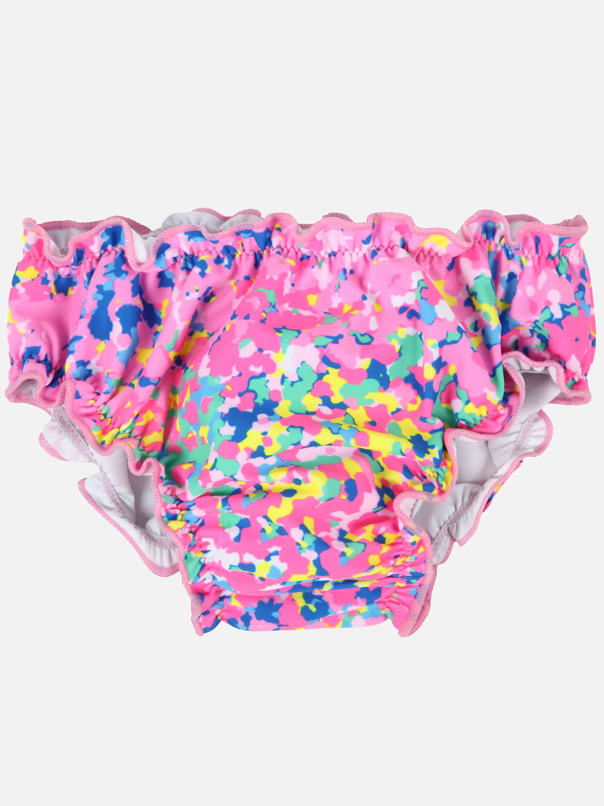 Stop + Go Baby- Windelbadehose mit Druck Pink 891006 PI/BL/YE 1