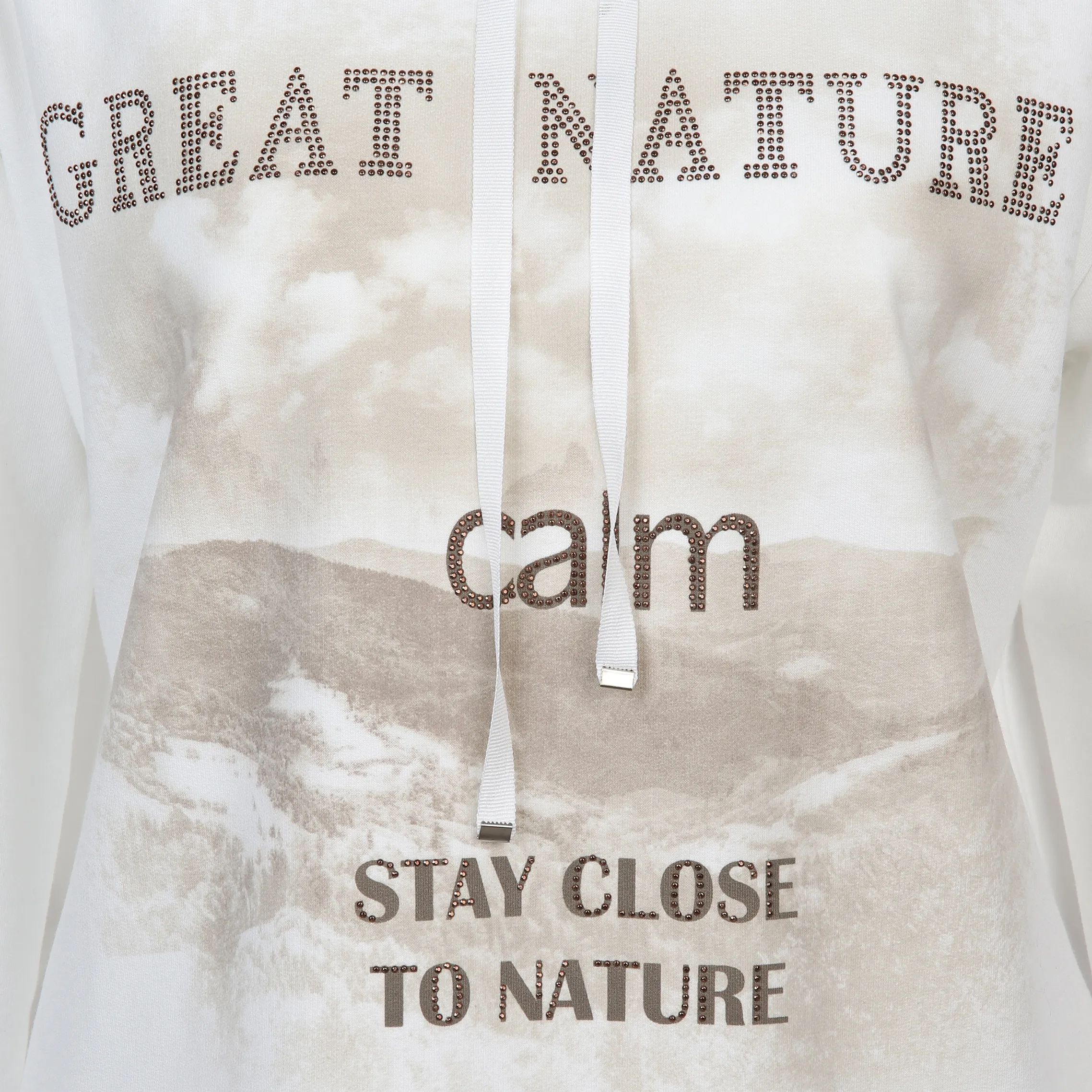 Lisa Tossa Da-Edelsweatshirt m. Fotoprint Beige 886196 OFFW BEIGE 3 Lisa Tossa Da-Edelsweatshirt m. Fotoprint Beige 886196 OFFW BEIGE 3