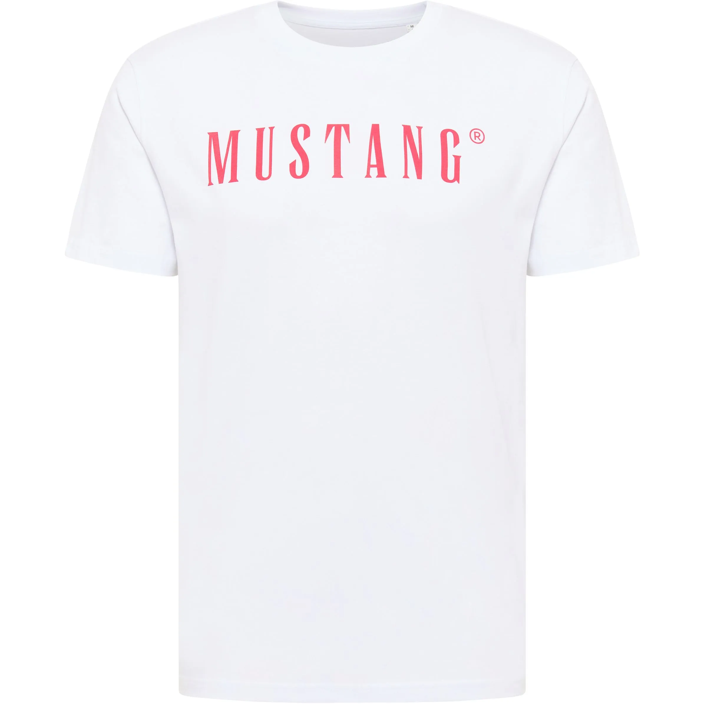 Mustang 1013221 STYLE ALEX C LOGO TEE Weiß 874824 2045 1