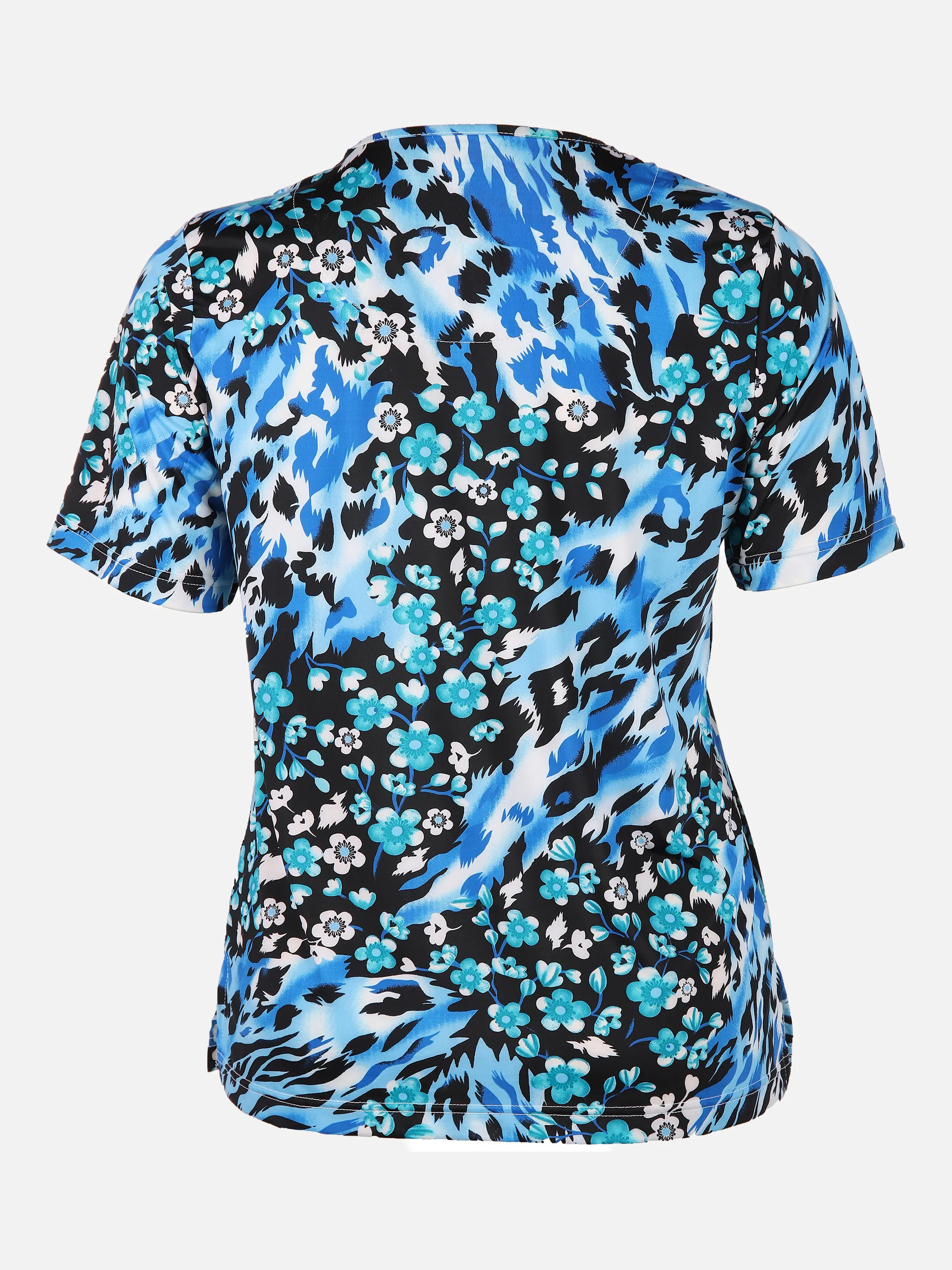 Sonja Blank Da-Gr. Größen Shirt V-Ausschni Blau 832446 BLAU/MINT 2
