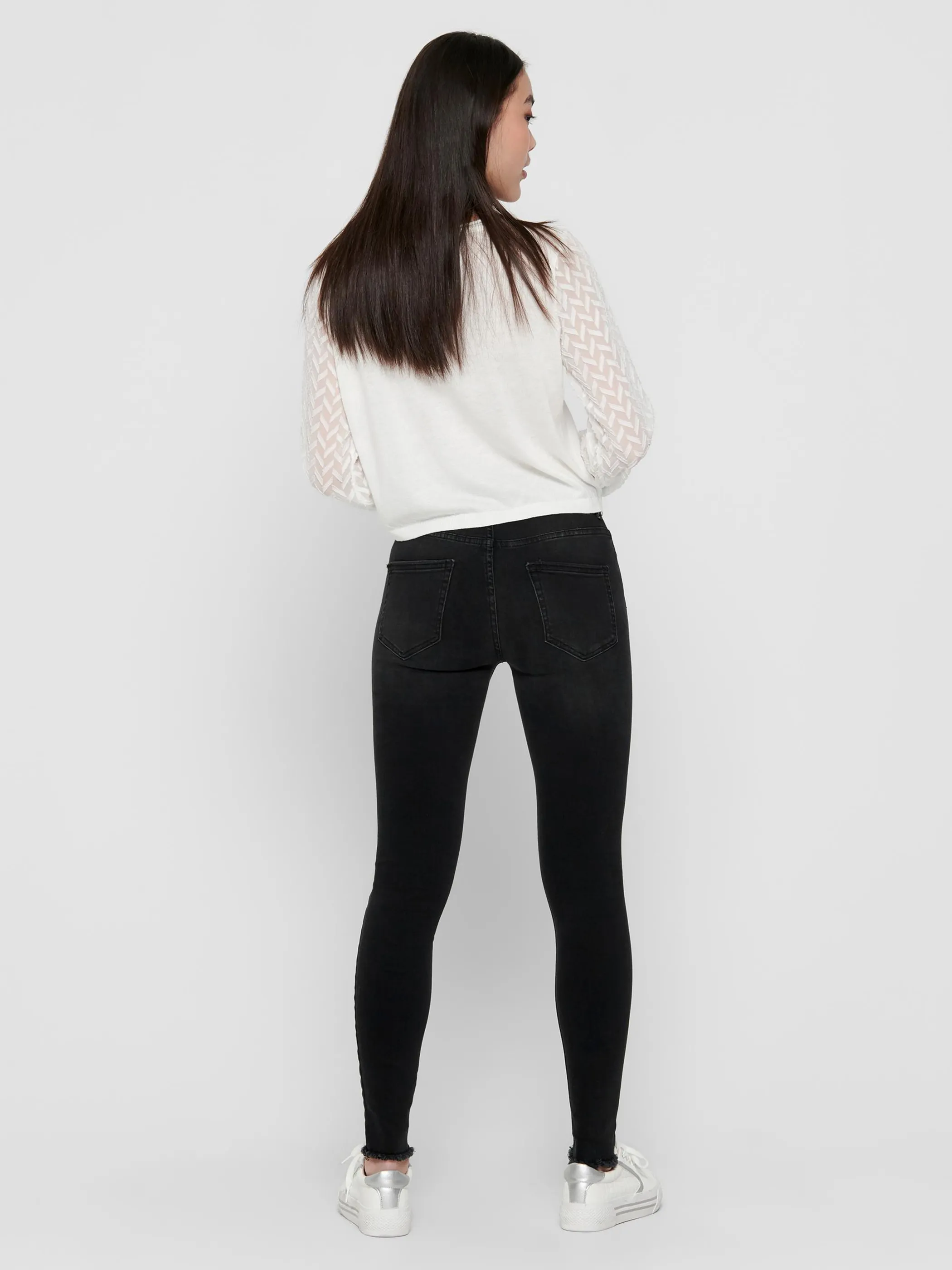 Only 15157997 onlBLUSH MID ANK RAW Schwarz 794899 179674 3 Only 15157997 onlBLUSH MID ANK RAW Schwarz 794899 179674 3
