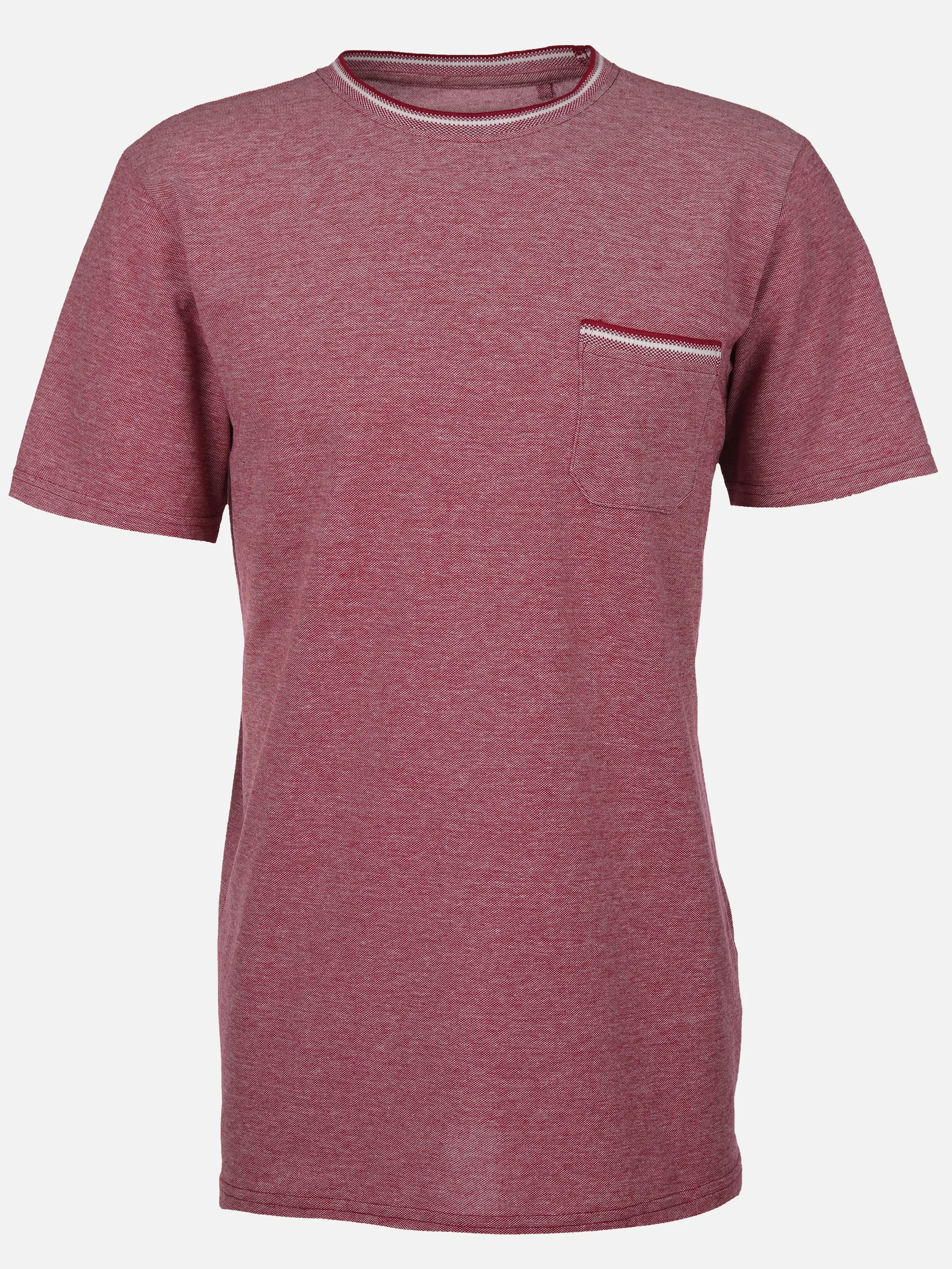 Jim Spencer He. T-Shirt 1/2 Arm twisted Rot 906257 BERRY 1