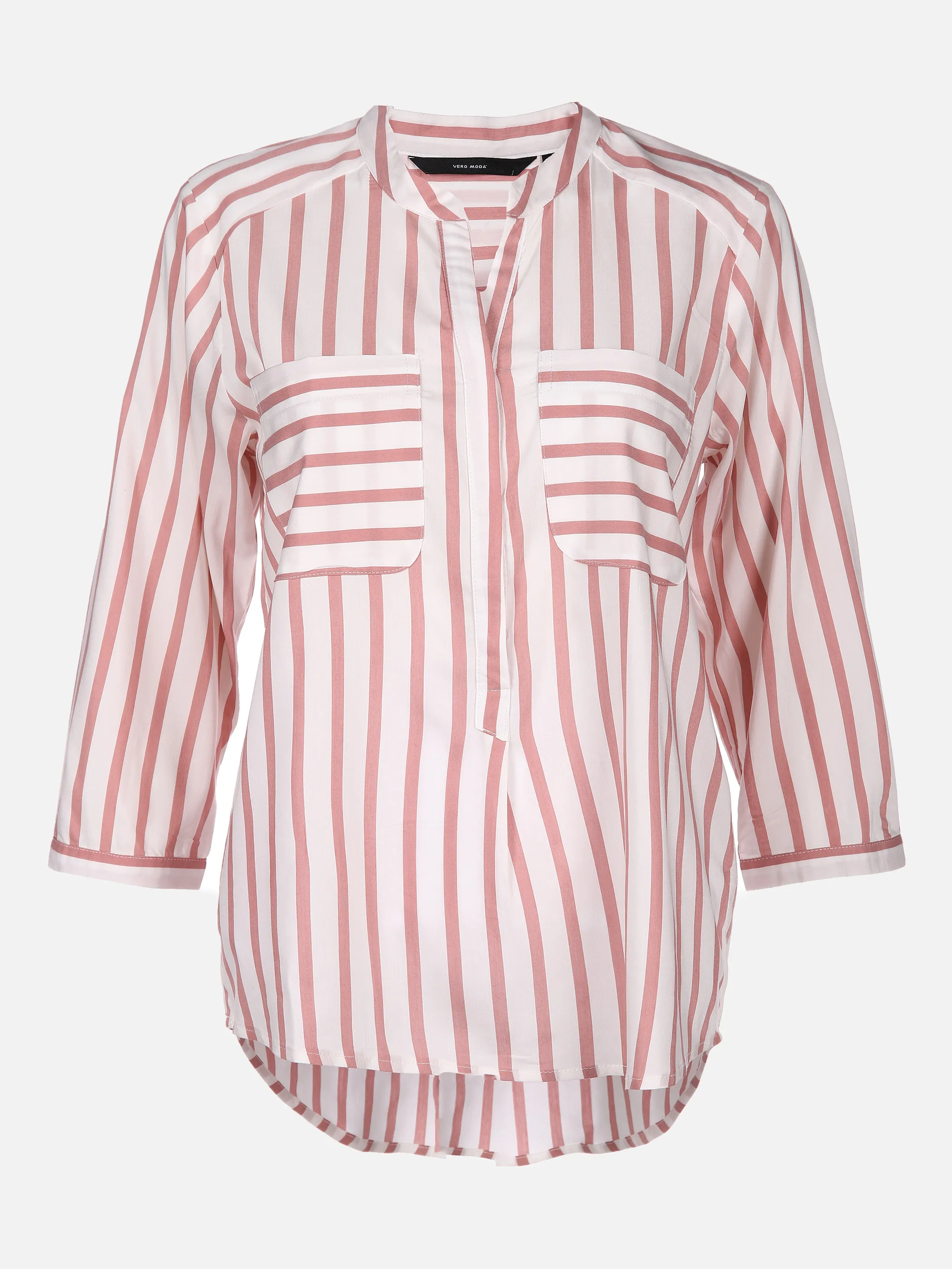 Vero Moda 10188642 VMERIKA STRIPE 3/4 SH Weiß 773517 175598014 1