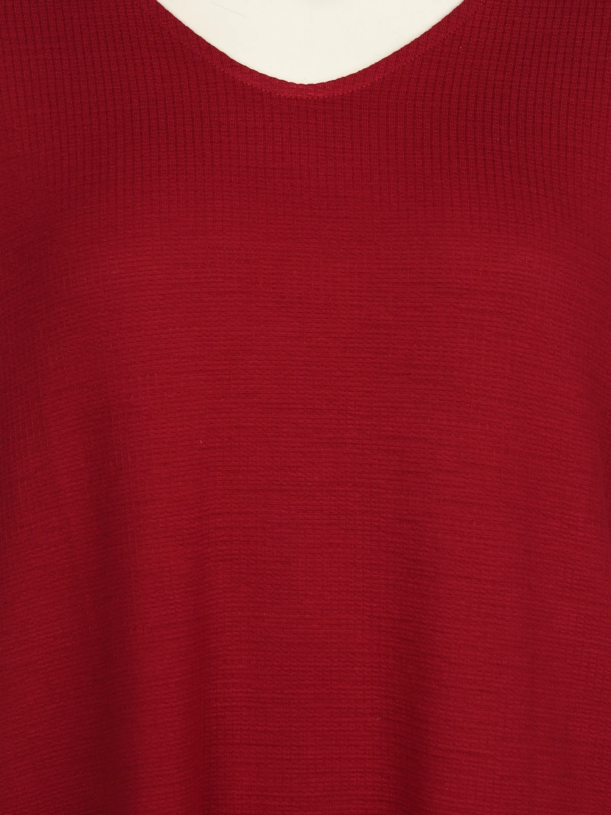 Sonja Blank Da-gr.Gr. T-Shirt V-Ausschnitt Rot 890338 BAROLO 3