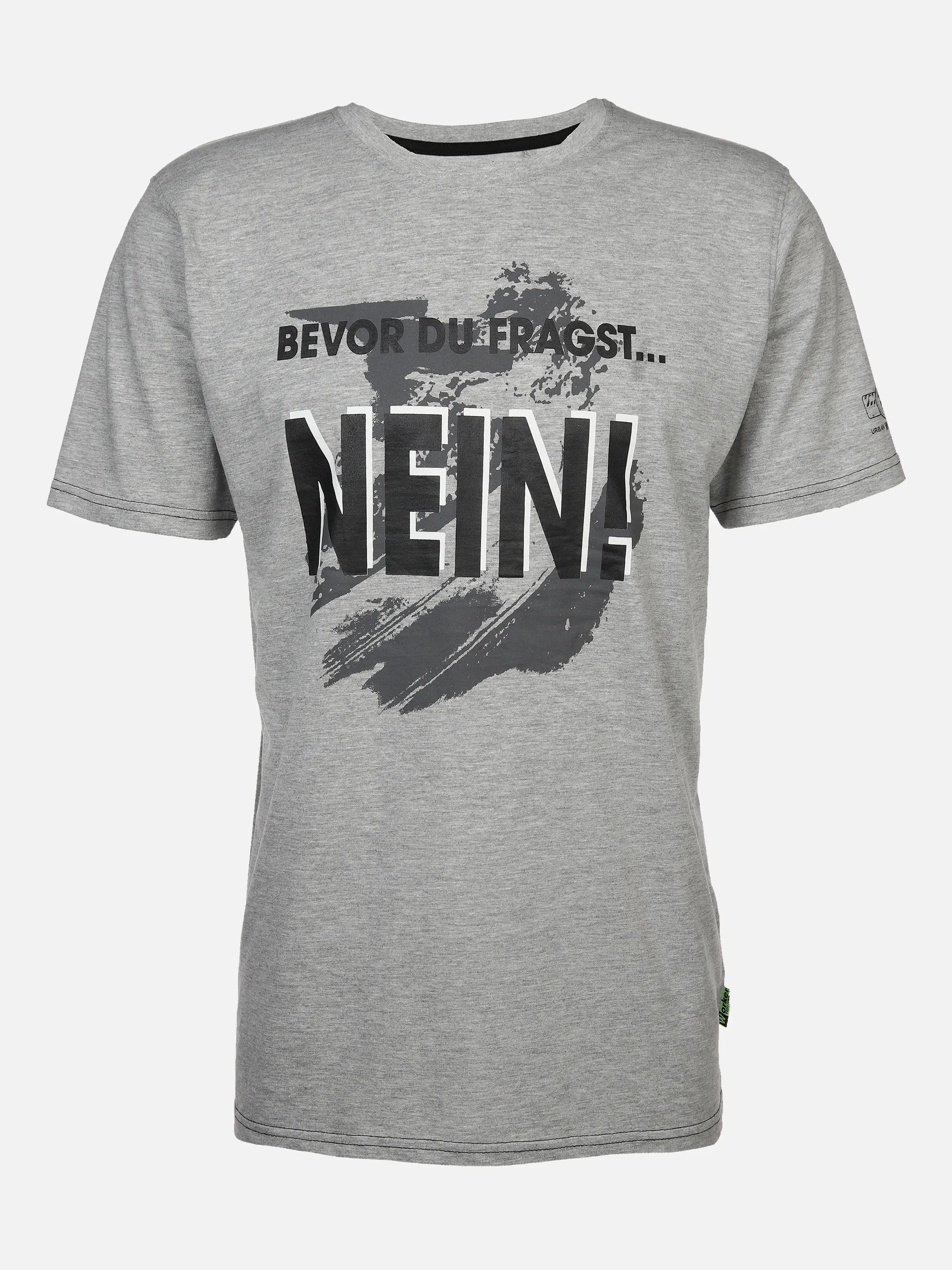 Worker He. T-Shirt 1/2 Arm Sprüche Grau 872418 SILVGREY 2 1