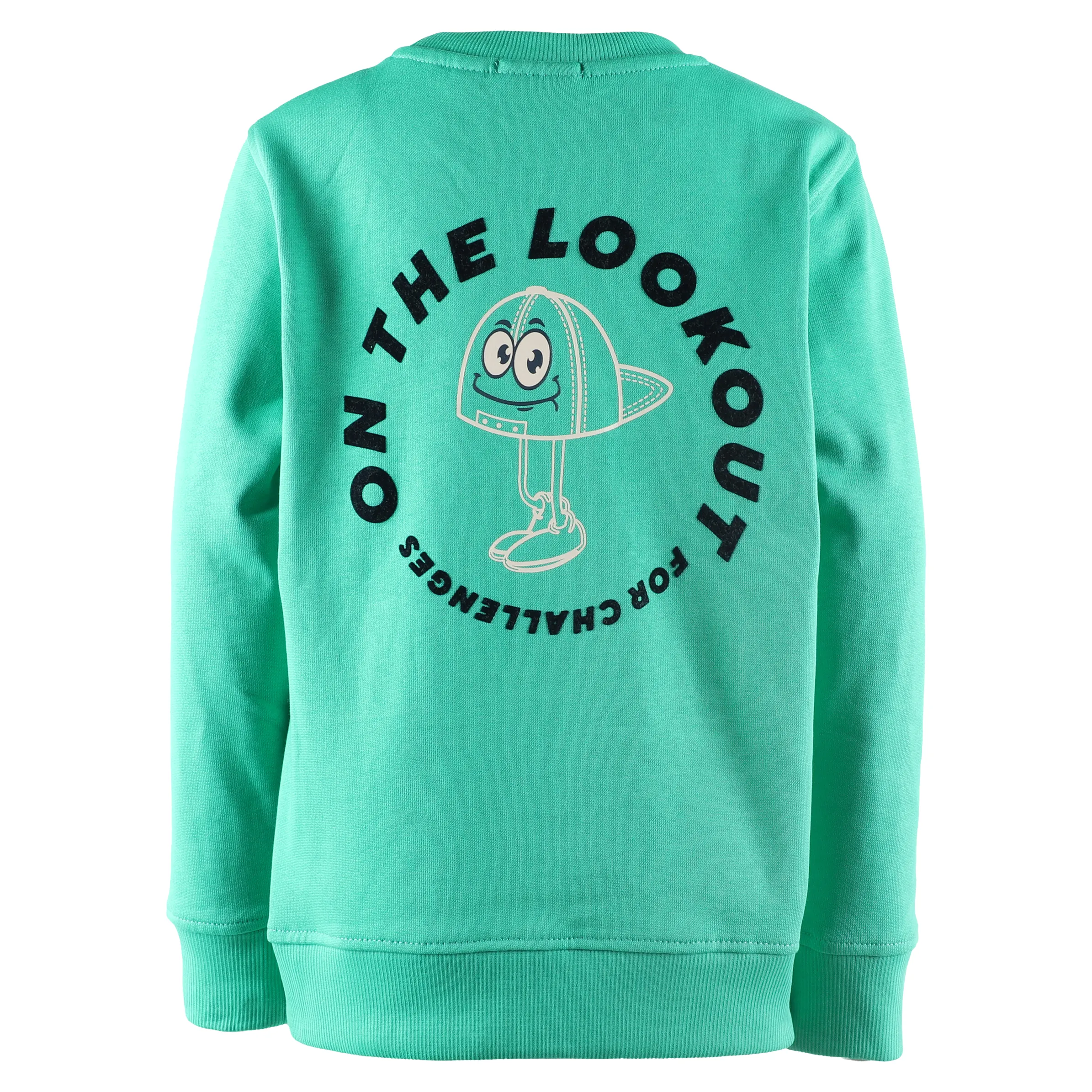 Tom Tailor 1037578 printed sweatshirt Grün 883427 32262 2