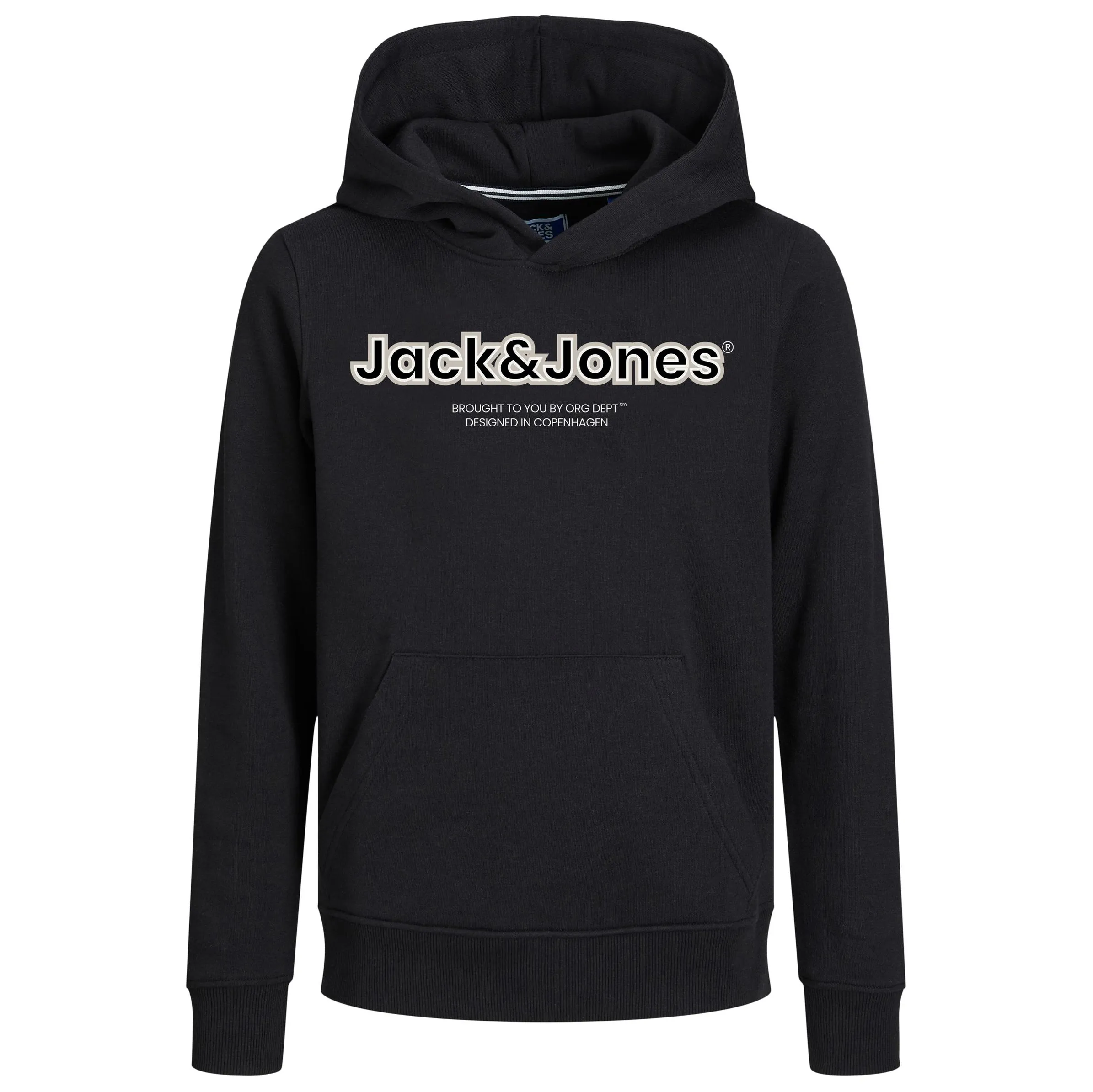 Jack&Jones Junior 12247614 JORLAKEWOOD SWEAT HOO Schwarz 886100 178012001 1