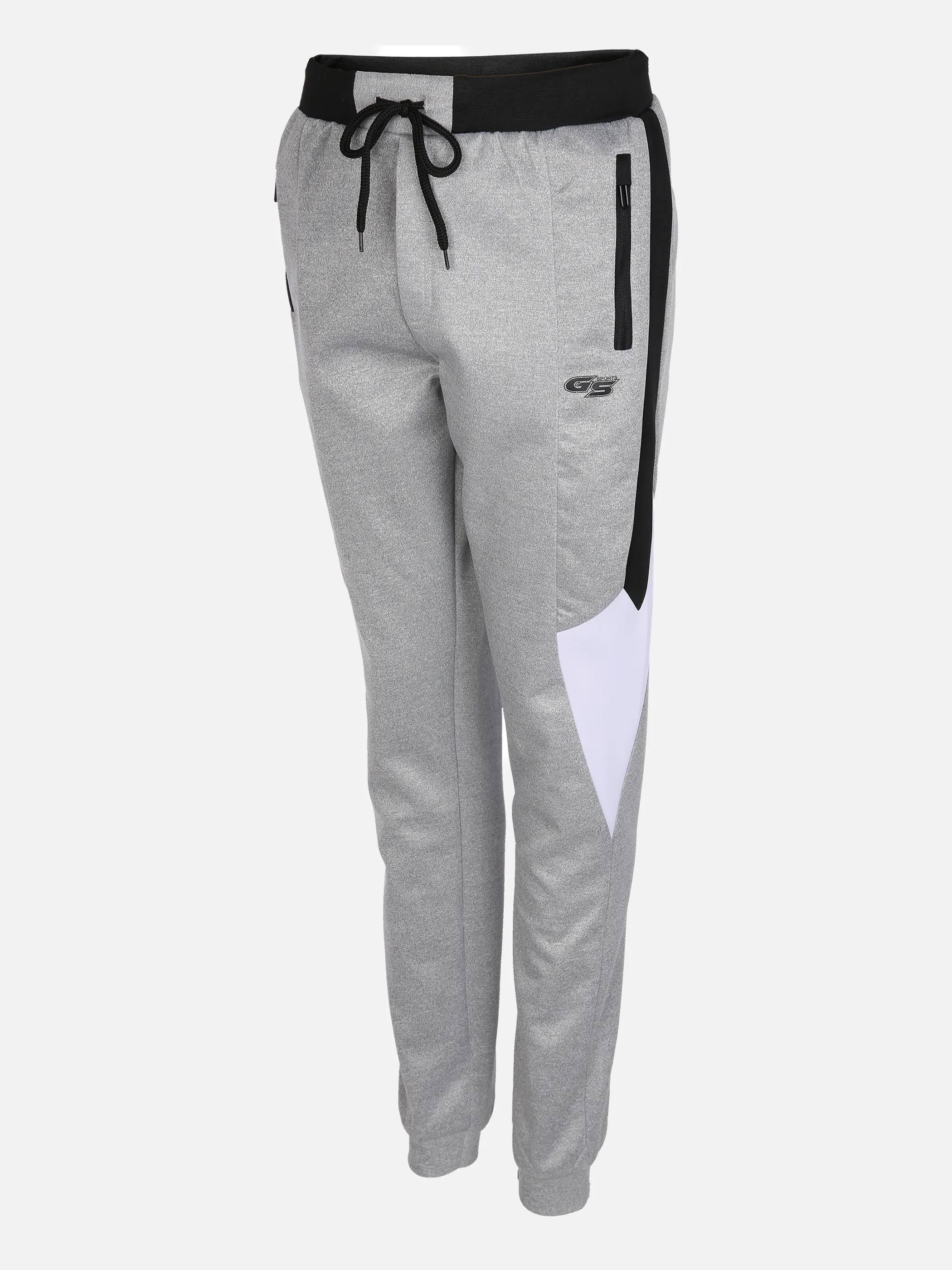 Stop + Go Ki-Jogginghose mit Bündchen Grau 856846 GRAU MEL. 1 Stop + Go Ki-Jogginghose mit Bündchen Grau 856846 GRAU MEL. 1