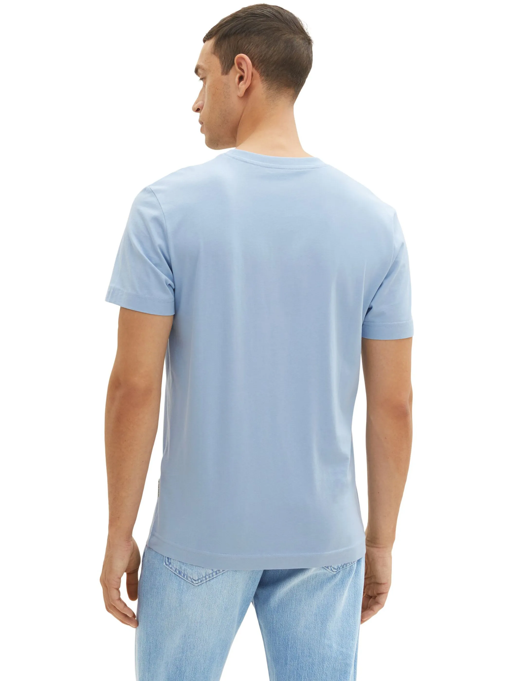 Tom Tailor 1036436 cutline printed t-shirt Blau 880586 26320 2 Tom Tailor 1036436 cutline printed t-shirt Blau 880586 26320 2