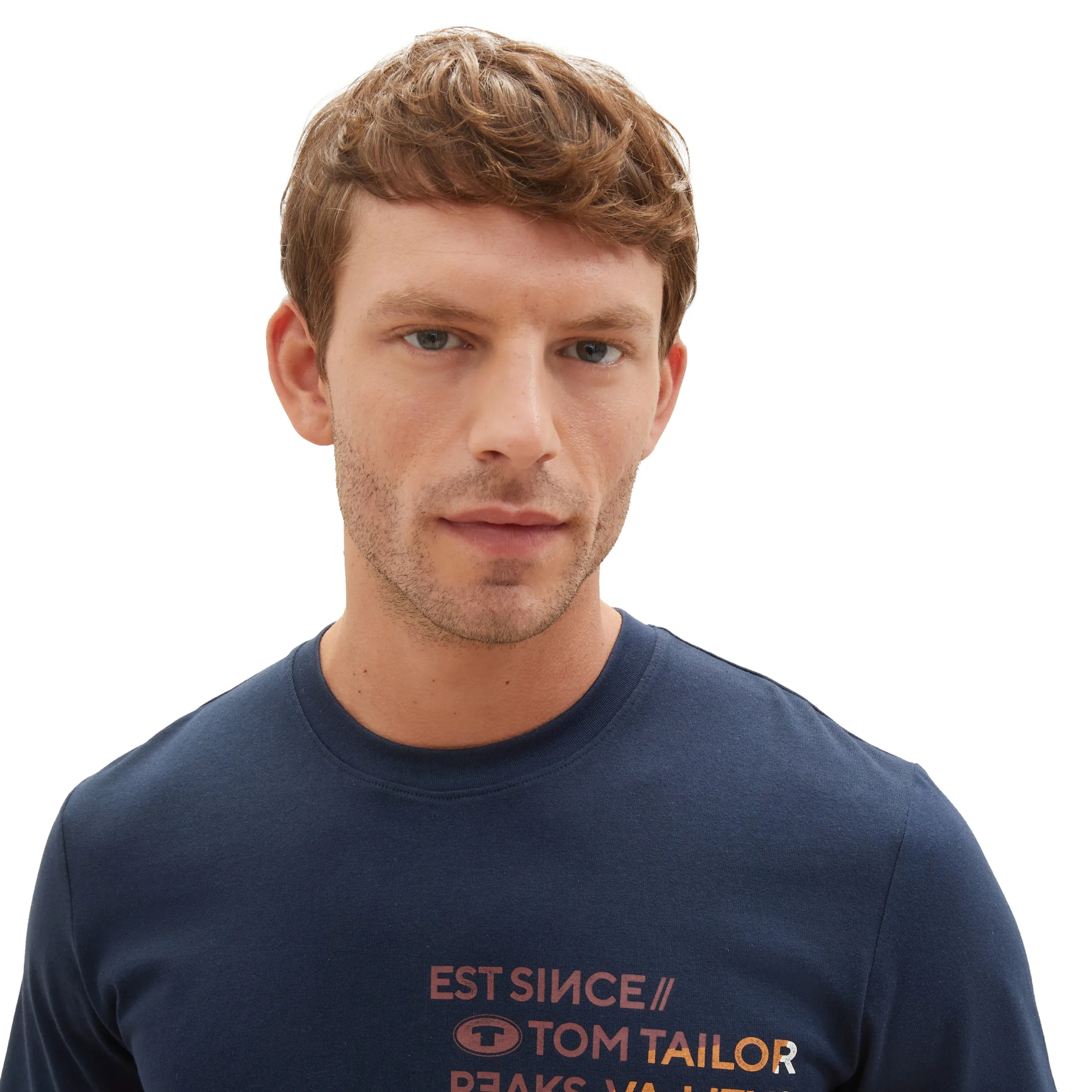 Tom Tailor 1037848 printed t-shirt Blau 884270 10668 3