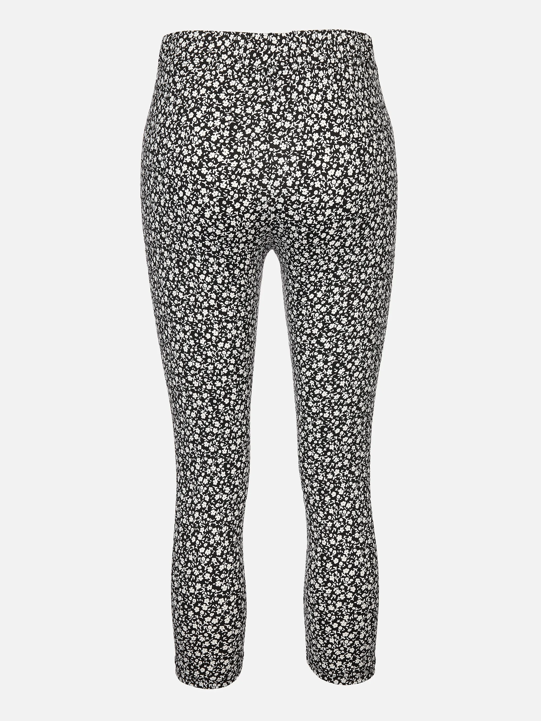 Sure Da-Capri-Leggings m. Alloverpr Schwarz 877131 PRINT 1 2