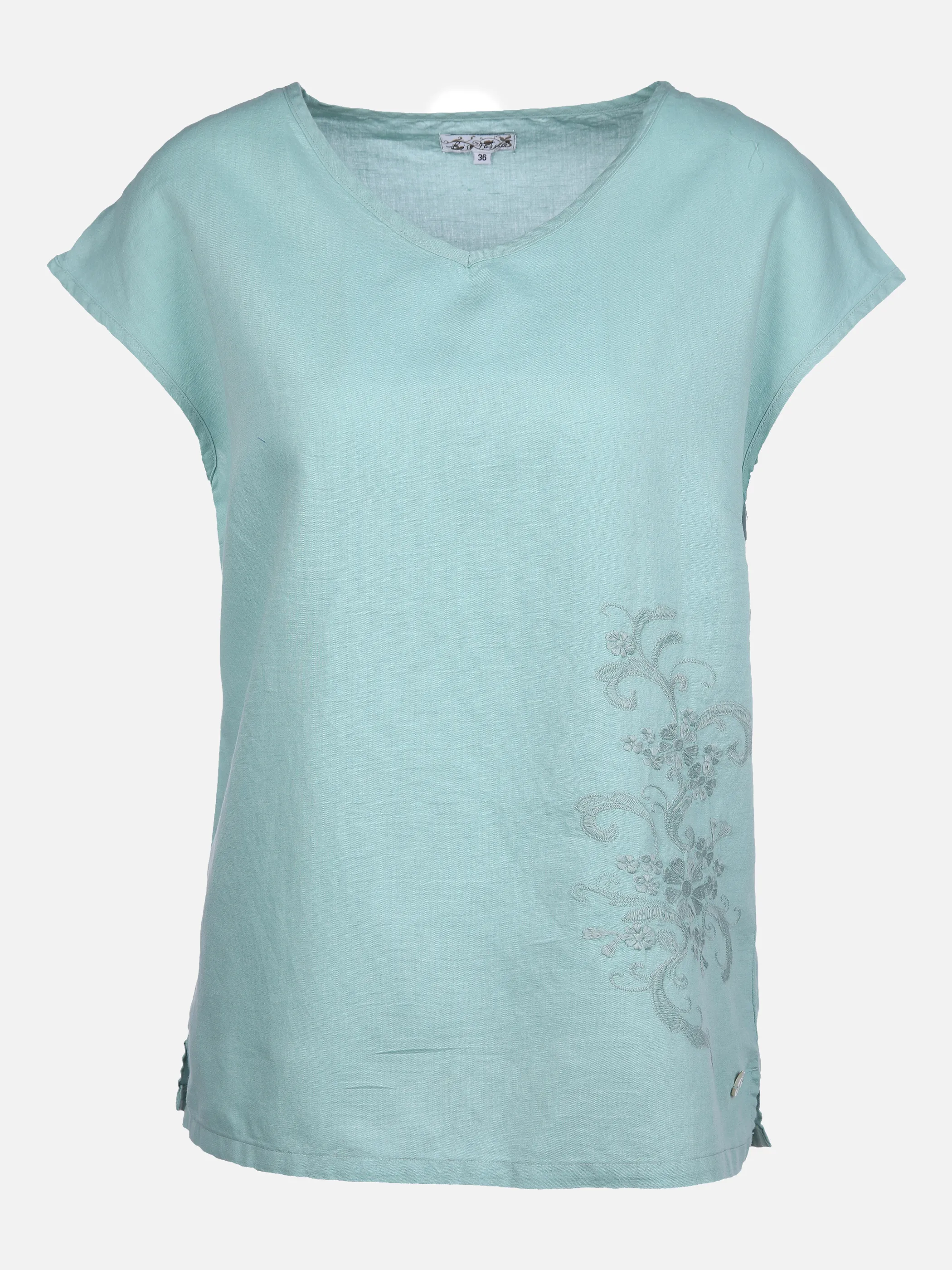 Lisa Tossa Da-Top mit V-Ausschnitt Blau 864552 AGAVE 1 Lisa Tossa Da-Top mit V-Ausschnitt Blau 864552 AGAVE 1