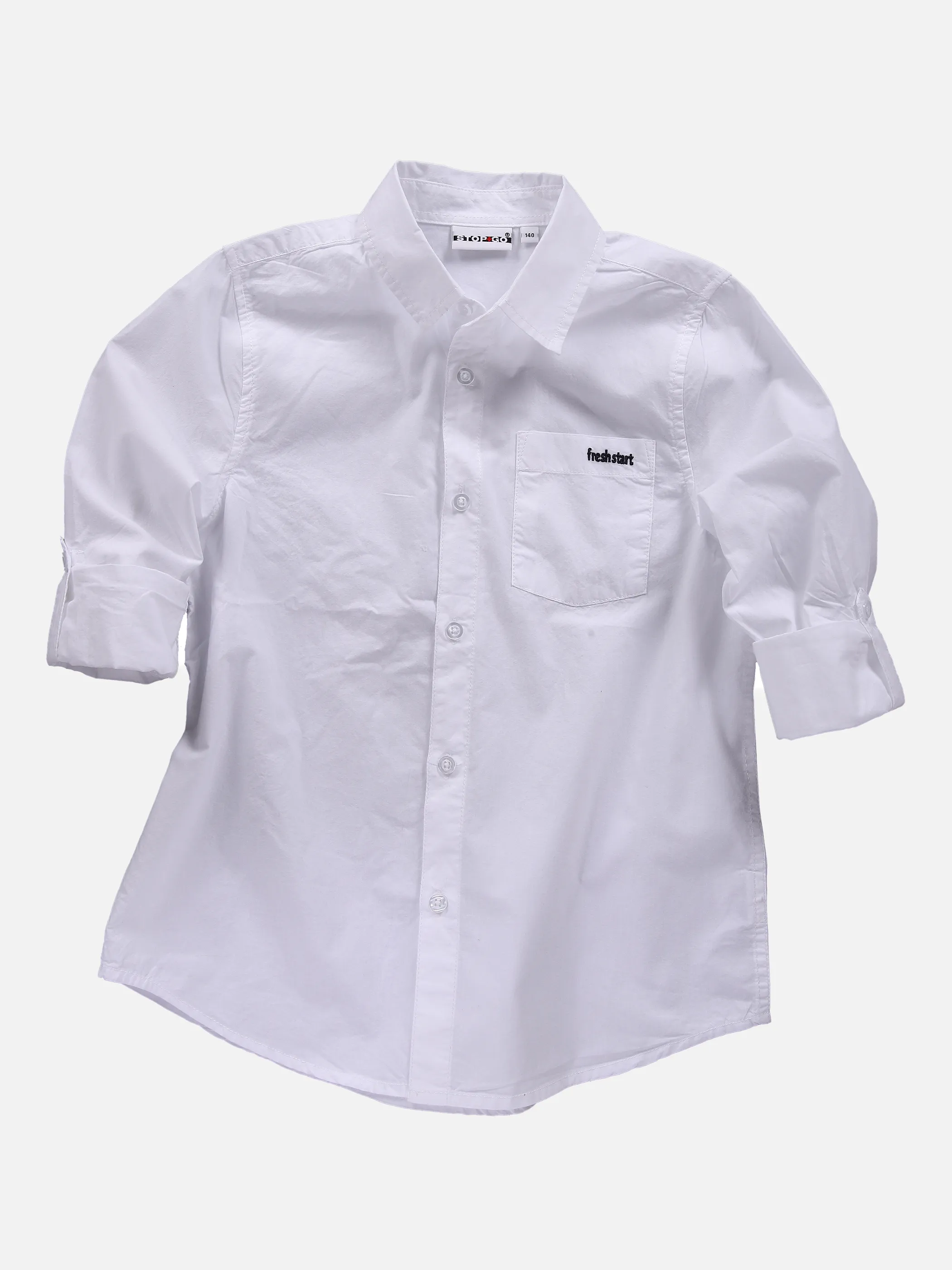 Stop + Go TB Longsleeve Hemd in weiß mit Weiß 851075 WEIß 1 Stop + Go TB Longsleeve Hemd in weiß mit Weiß 851075 WEIß 1