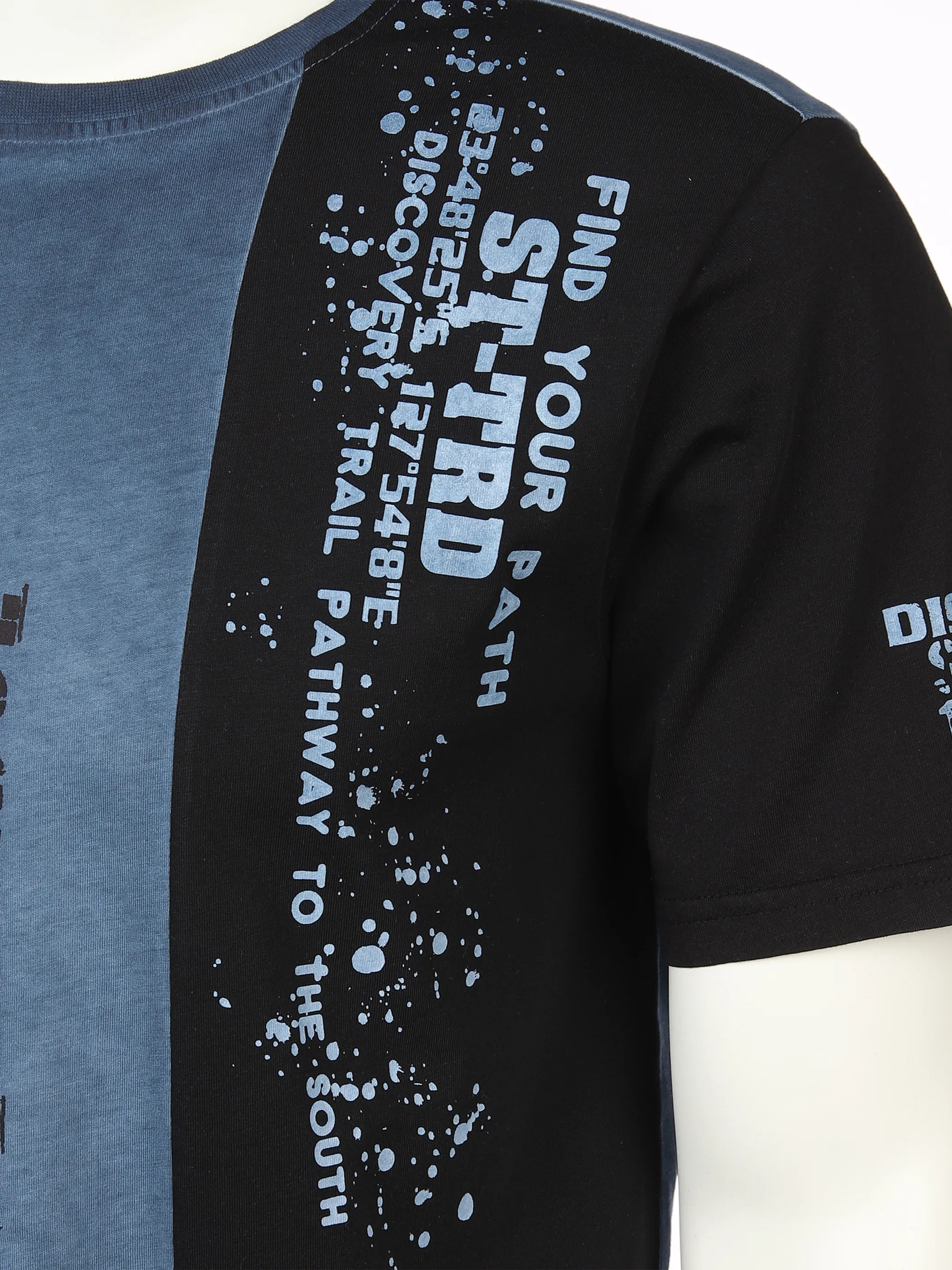 Southern Territory He. T-Shirt 1/2 Arm Einsatz oilwash Blau 884155 NAVY 3 Southern Territory He. T-Shirt 1/2 Arm Einsatz oilwash Blau 884155 NAVY 3