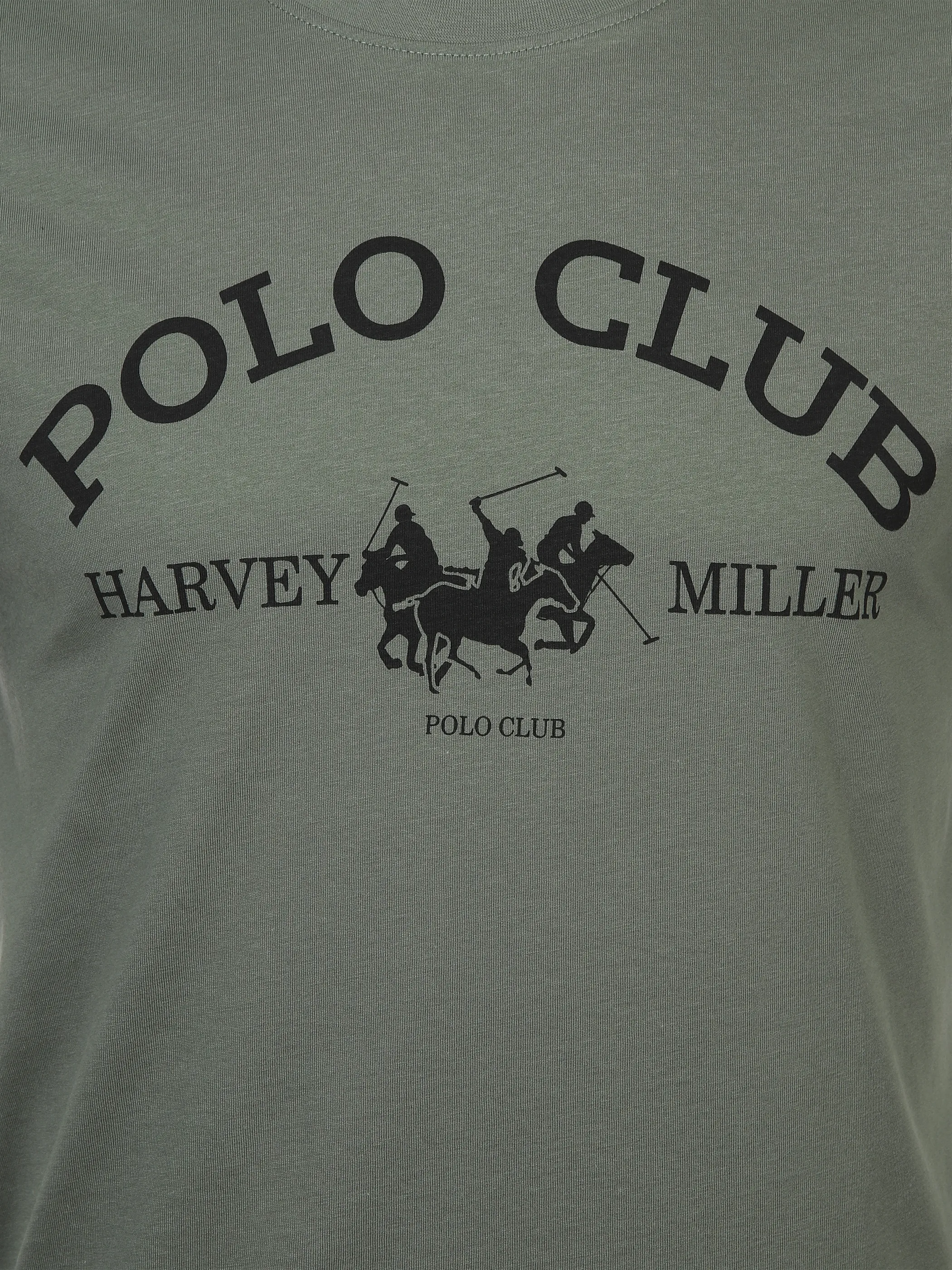 Harvey Miller He. T-Shirt 1/2 Arm Logo 882848 KHAKI 3