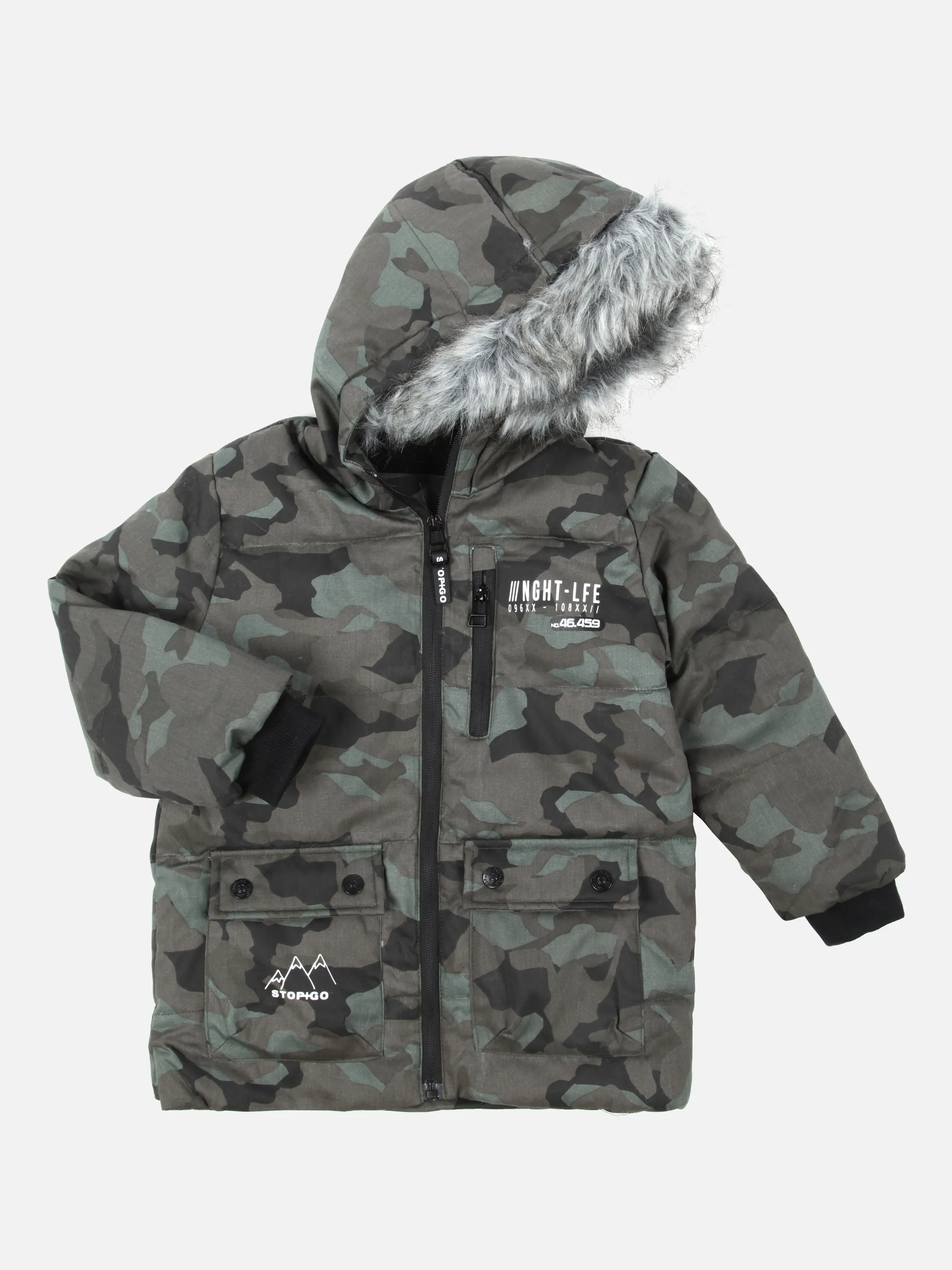 Stop + Go MB Jacke khaki Camouflage Grün 839992 KHAKI CAMO 1