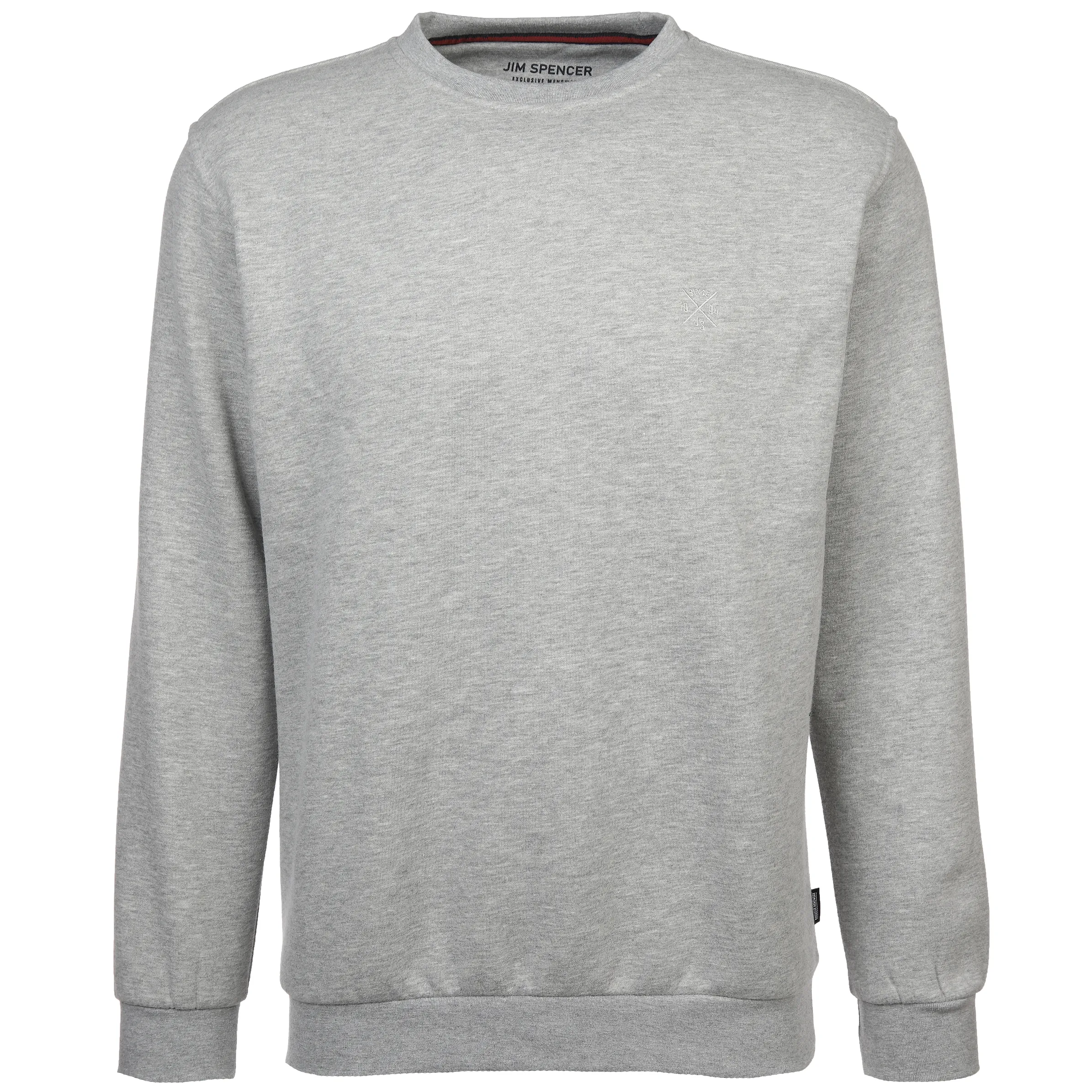 Jim Spencer He. Sweatshirt uni basic Grau 887921 GREY MEL 1