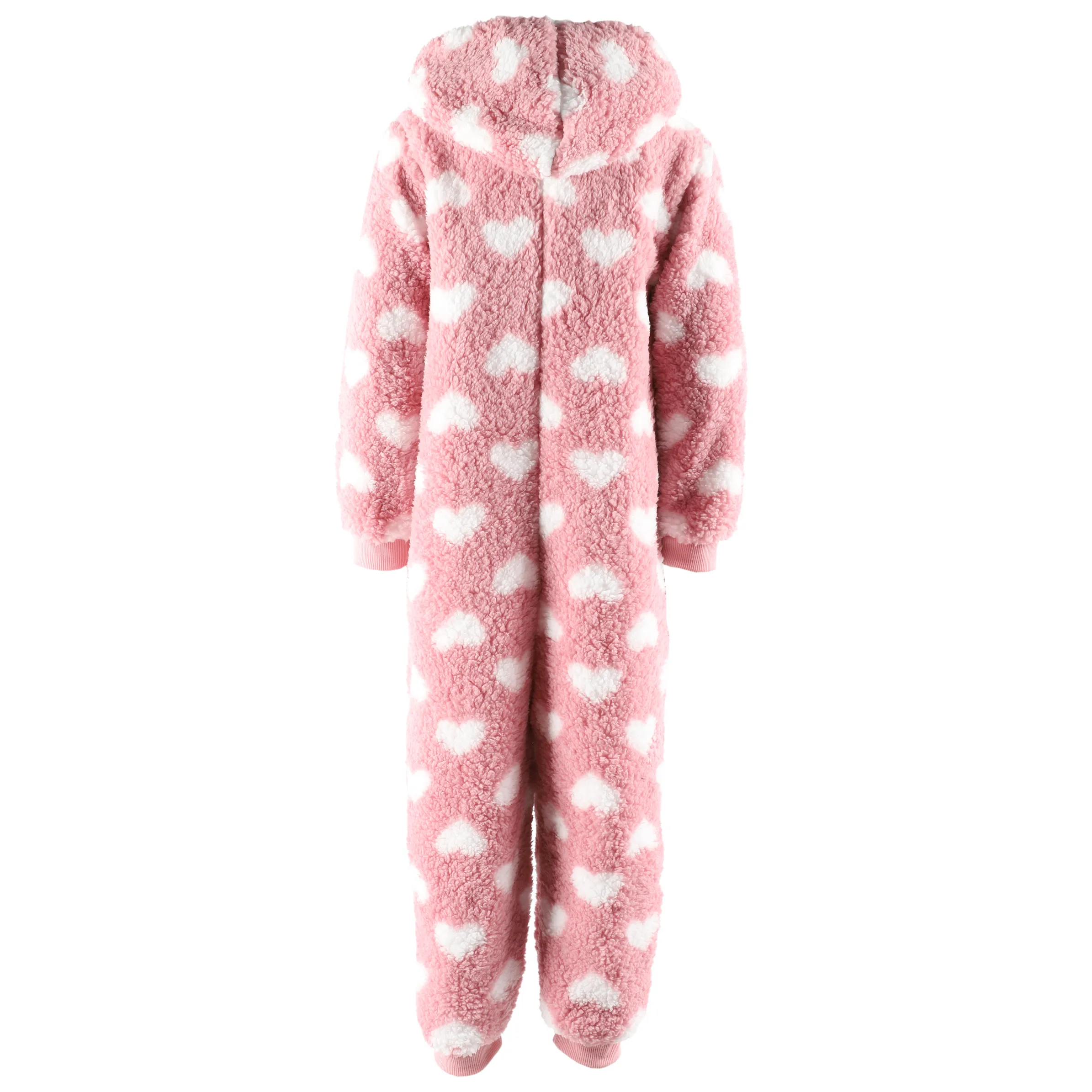 Stop + Go Kinder Kuschelfleece Jumpsuits Rosa 796404 RA/CR 2