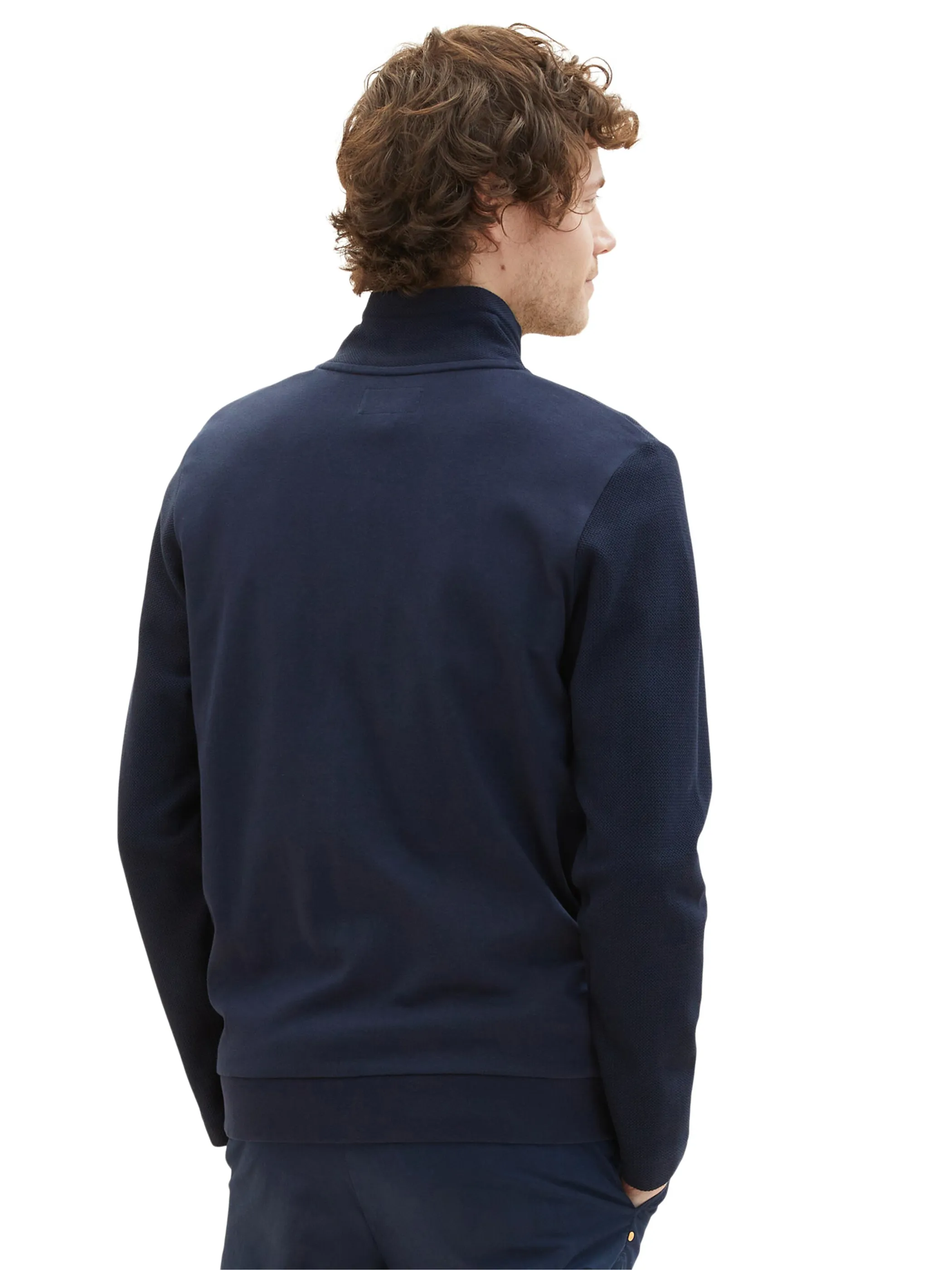 Tom Tailor 1036348 structured t-shirt jacket Blau 880540 10668 2