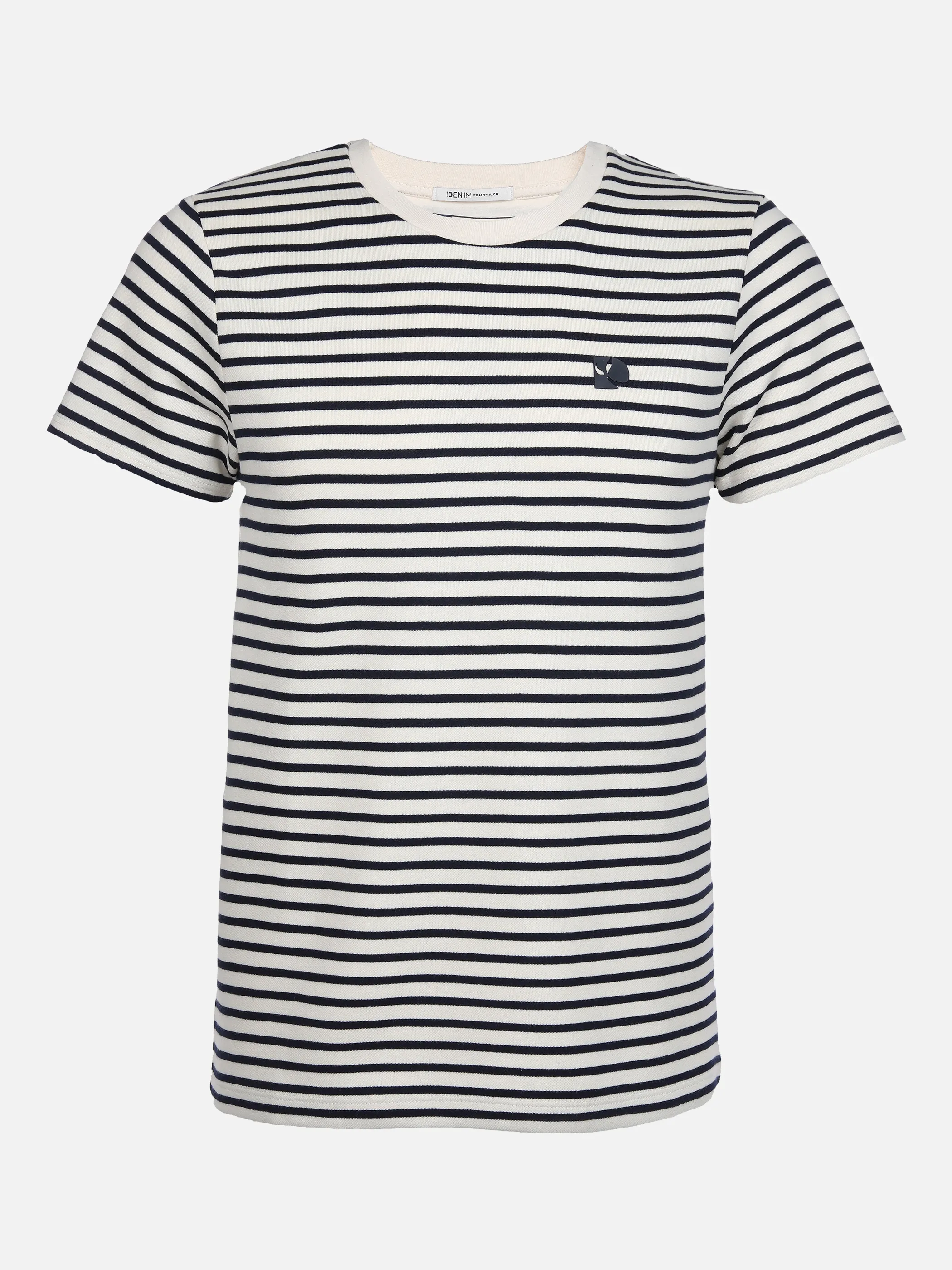 TT Denim 1029684 striped t-shirt Weiß 862575 29192 1