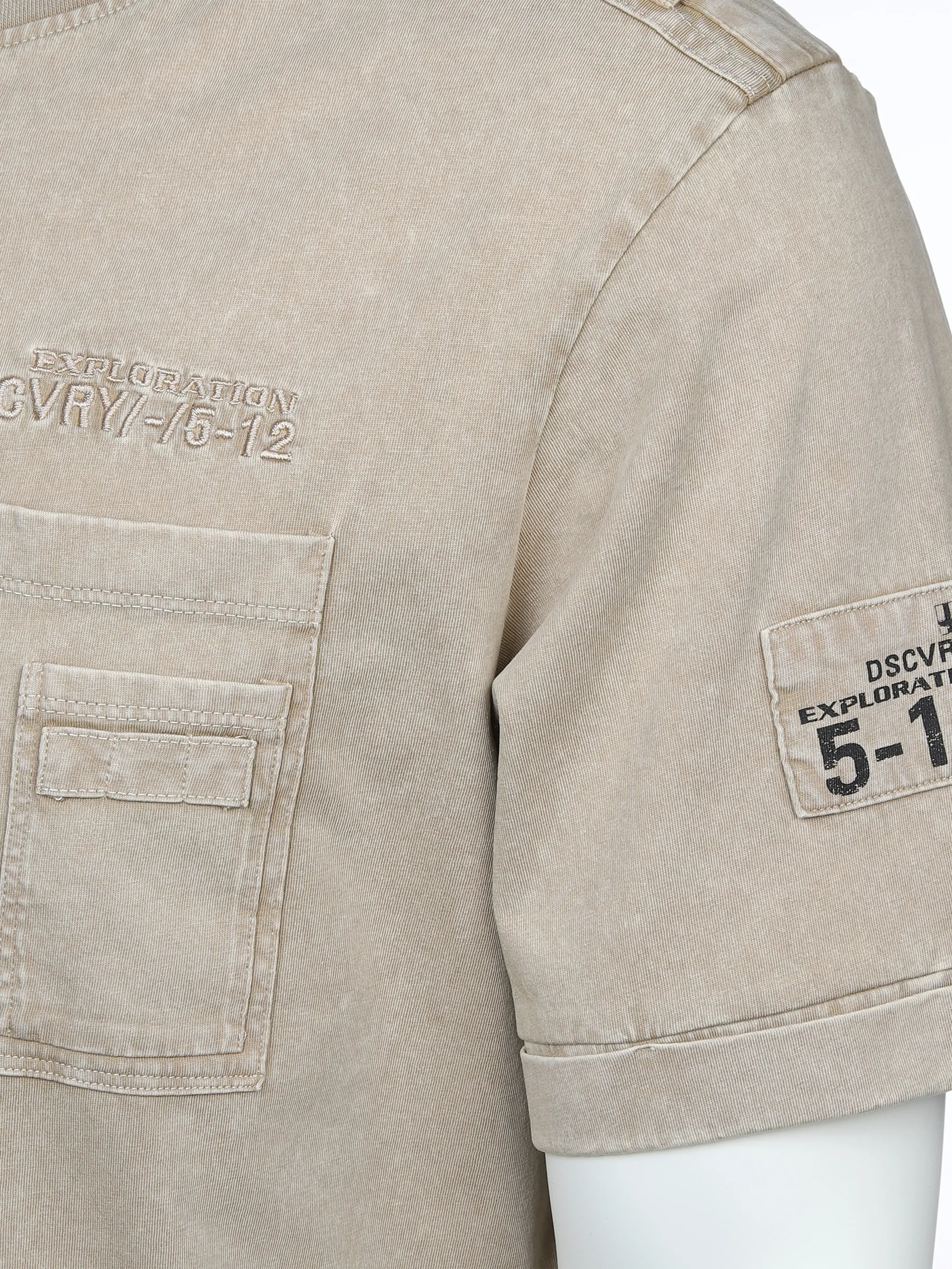 Southern Territory He. T-Shirt 1/2 Arm Cargo Braun 876045 CAMEL 3 Southern Territory He. T-Shirt 1/2 Arm Cargo Braun 876045 CAMEL 3