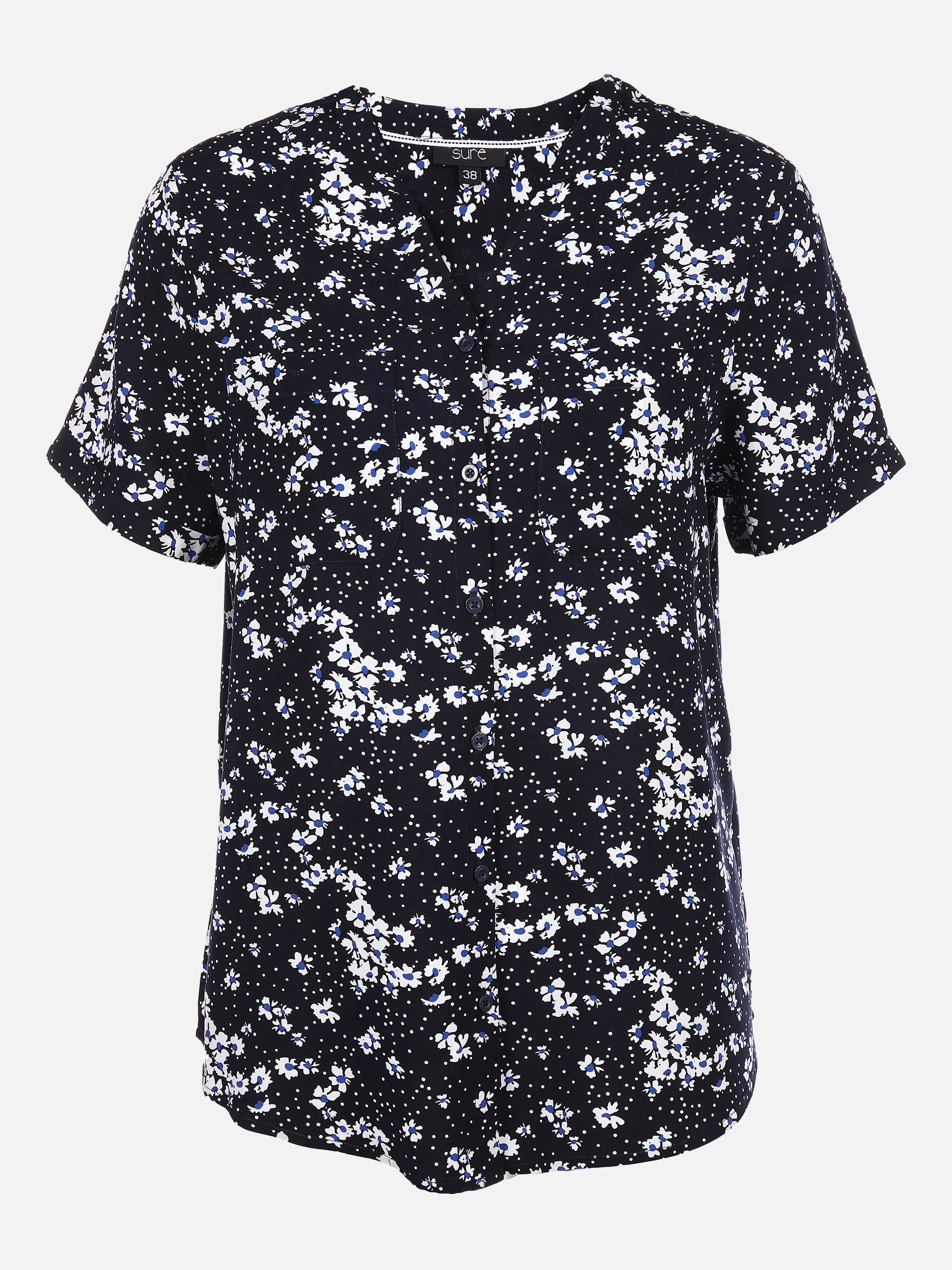 Sure Da-Bluse 3/4 Arm Blau 853361 2 NAVY 1 Sure Da-Bluse 3/4 Arm Blau 853361 2 NAVY 1