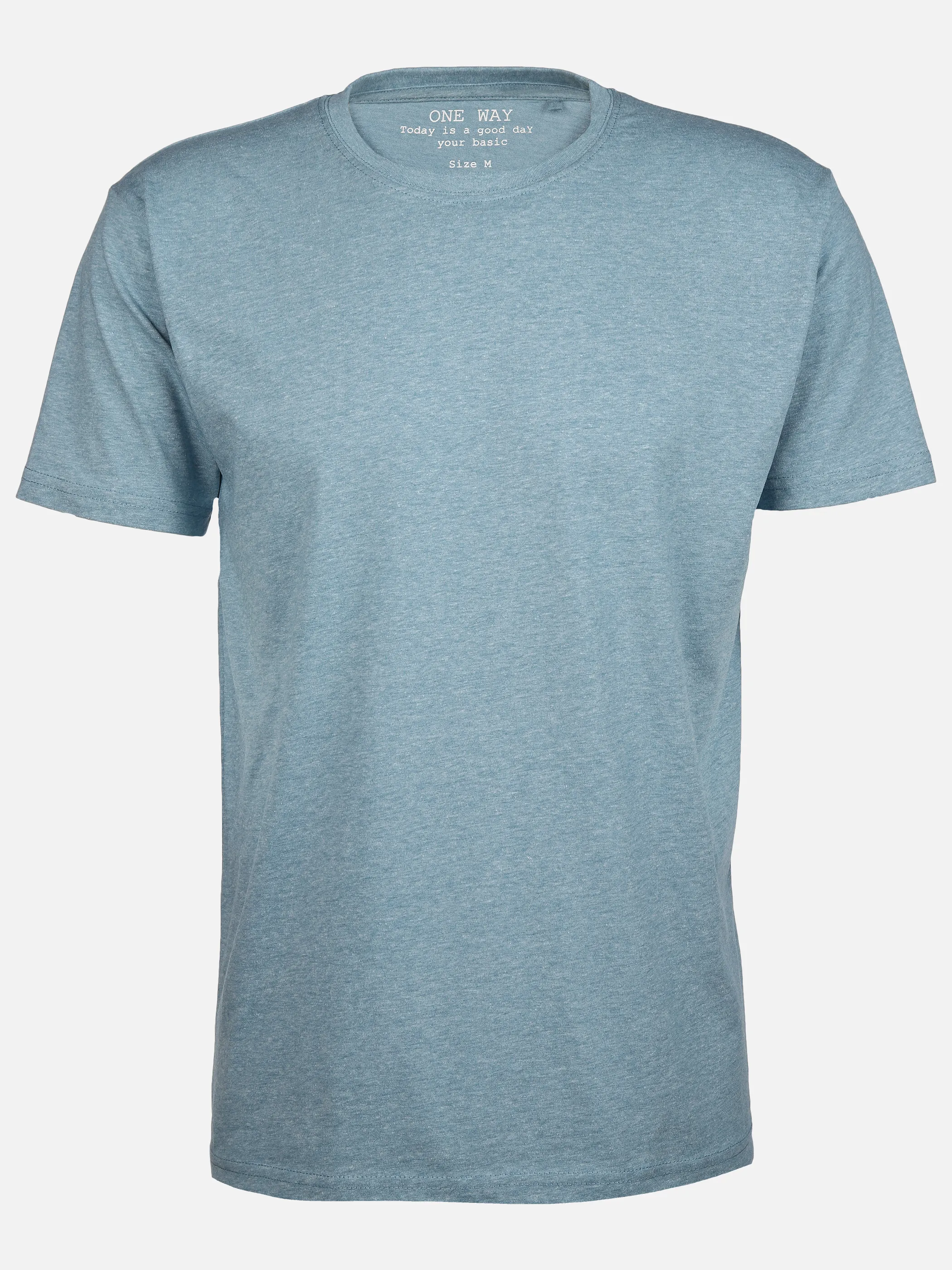 One Way YF-He-T-Shirt, Basic Blau 889930 MID BLUE 1