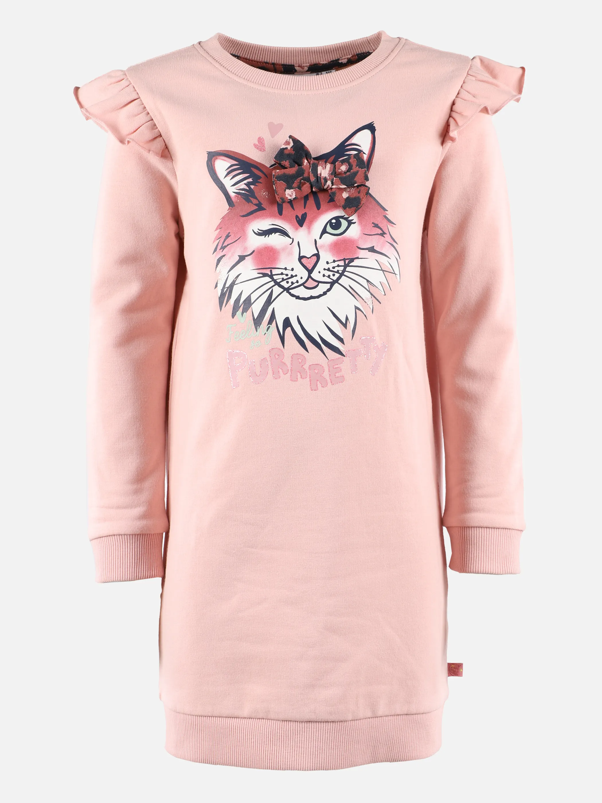 Stop + Go KM Sweat Kleid in rose mit Katze Applikation Rosa 881749 ROSE 1