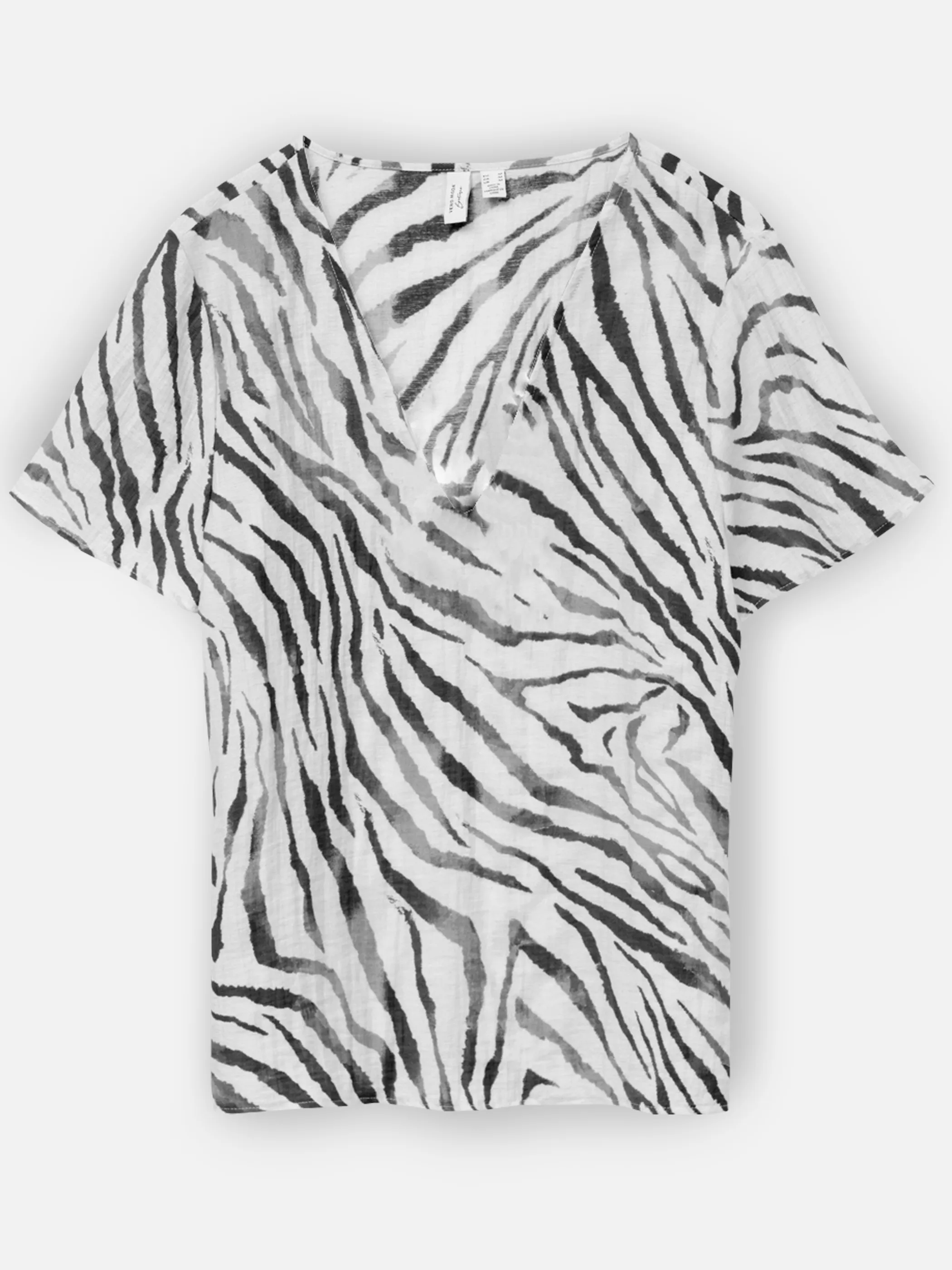Vero Moda 10333831 VMDORA DESY SS V-NECK Weiß 908958 178857001 1