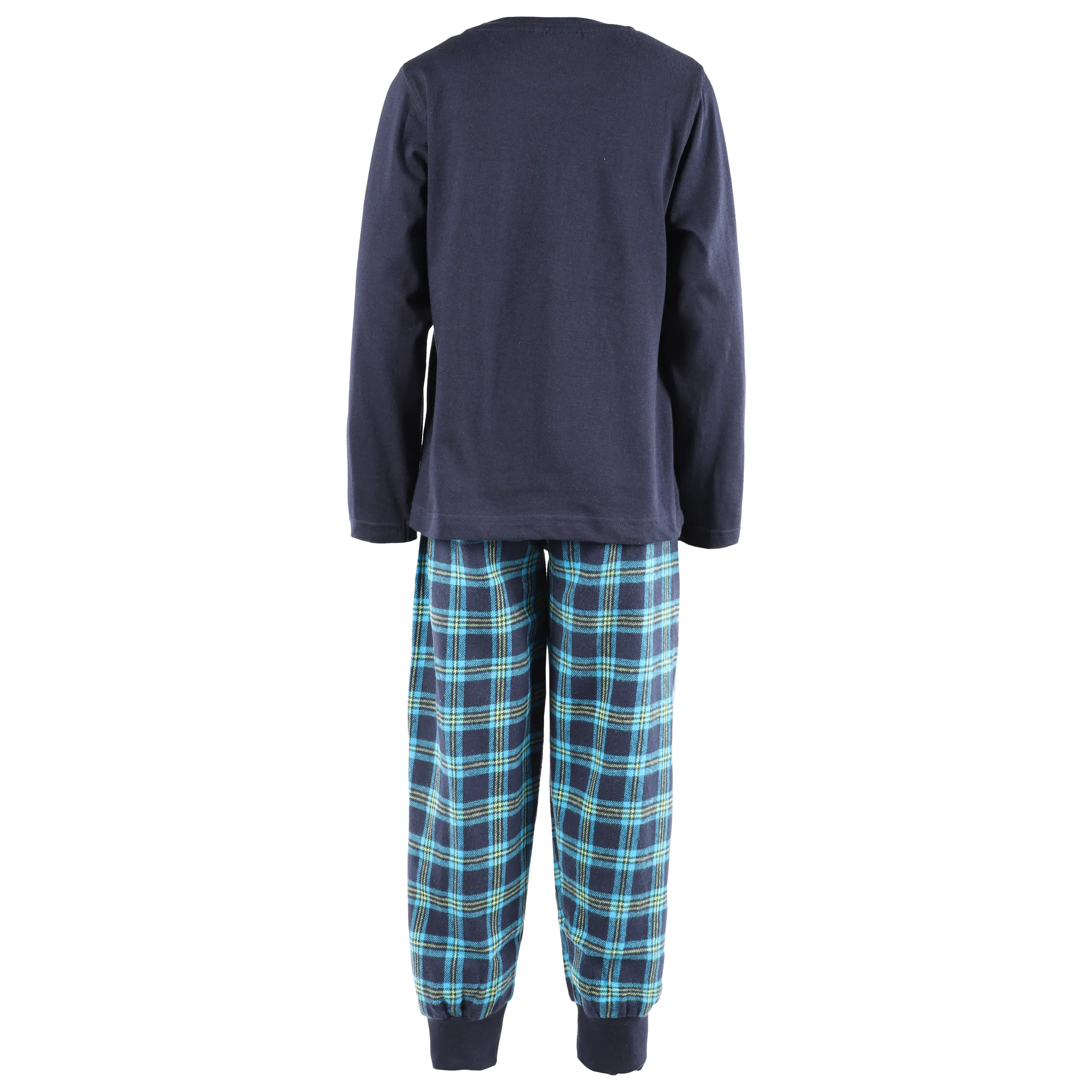 Stop + Go KJ Pyjama lang Affendruck Hose Blau 881317 NAVY 2