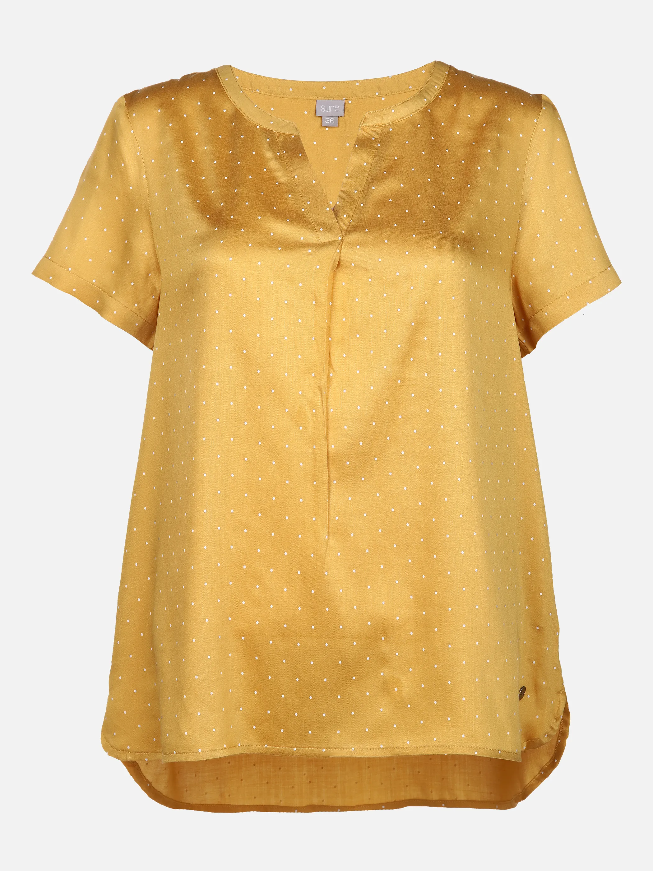 Sure Da-Bluse, V-Ausschnitt Weiß 853378 1. DESSIN 1 Sure Da-Bluse, V-Ausschnitt Weiß 853378 1. DESSIN 1