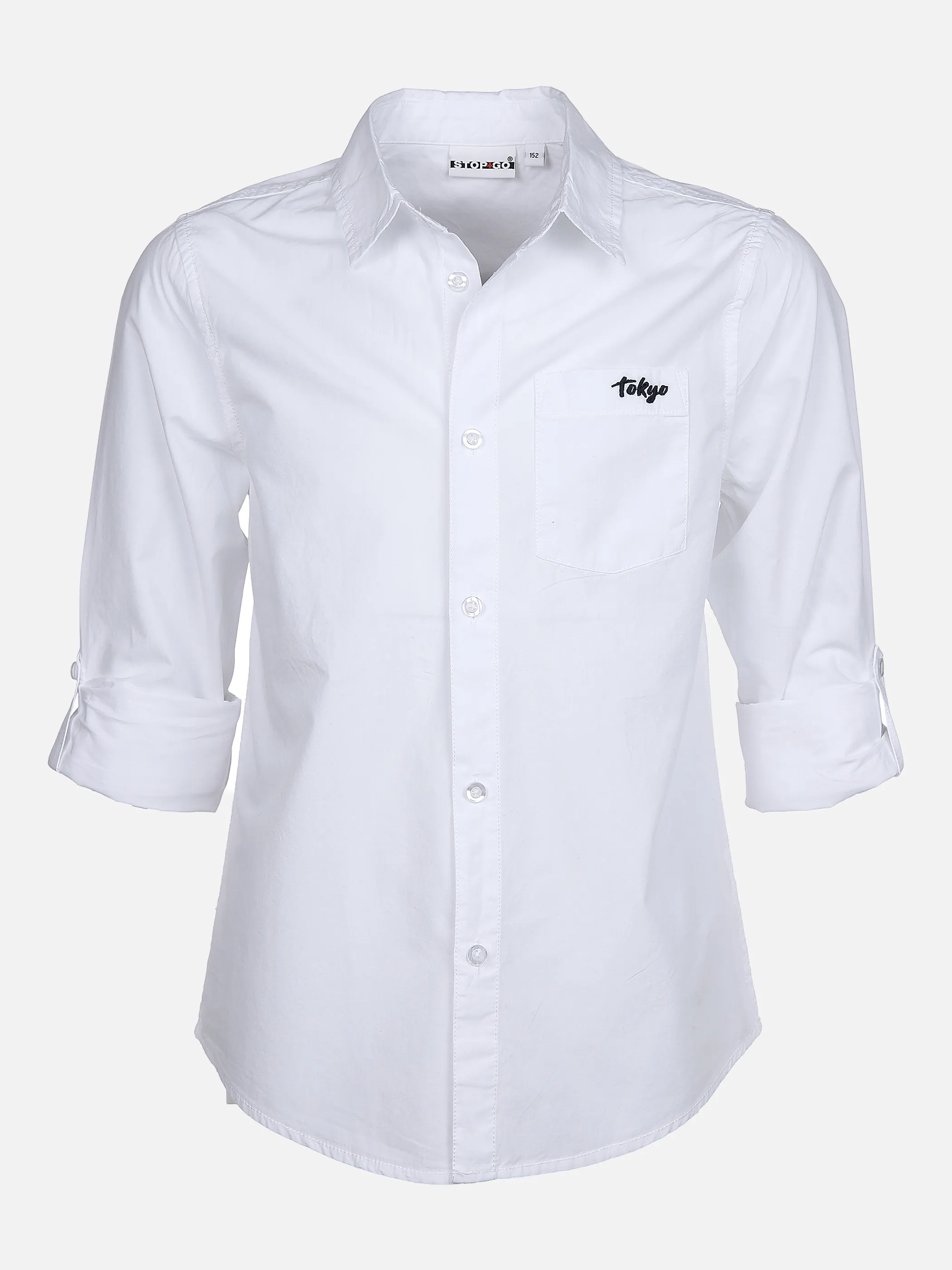 Stop + Go TB Longsleeve Hemd in weiß mit Weiß 860732 WEIß 1 Stop + Go TB Longsleeve Hemd in weiß mit Weiß 860732 WEIß 1