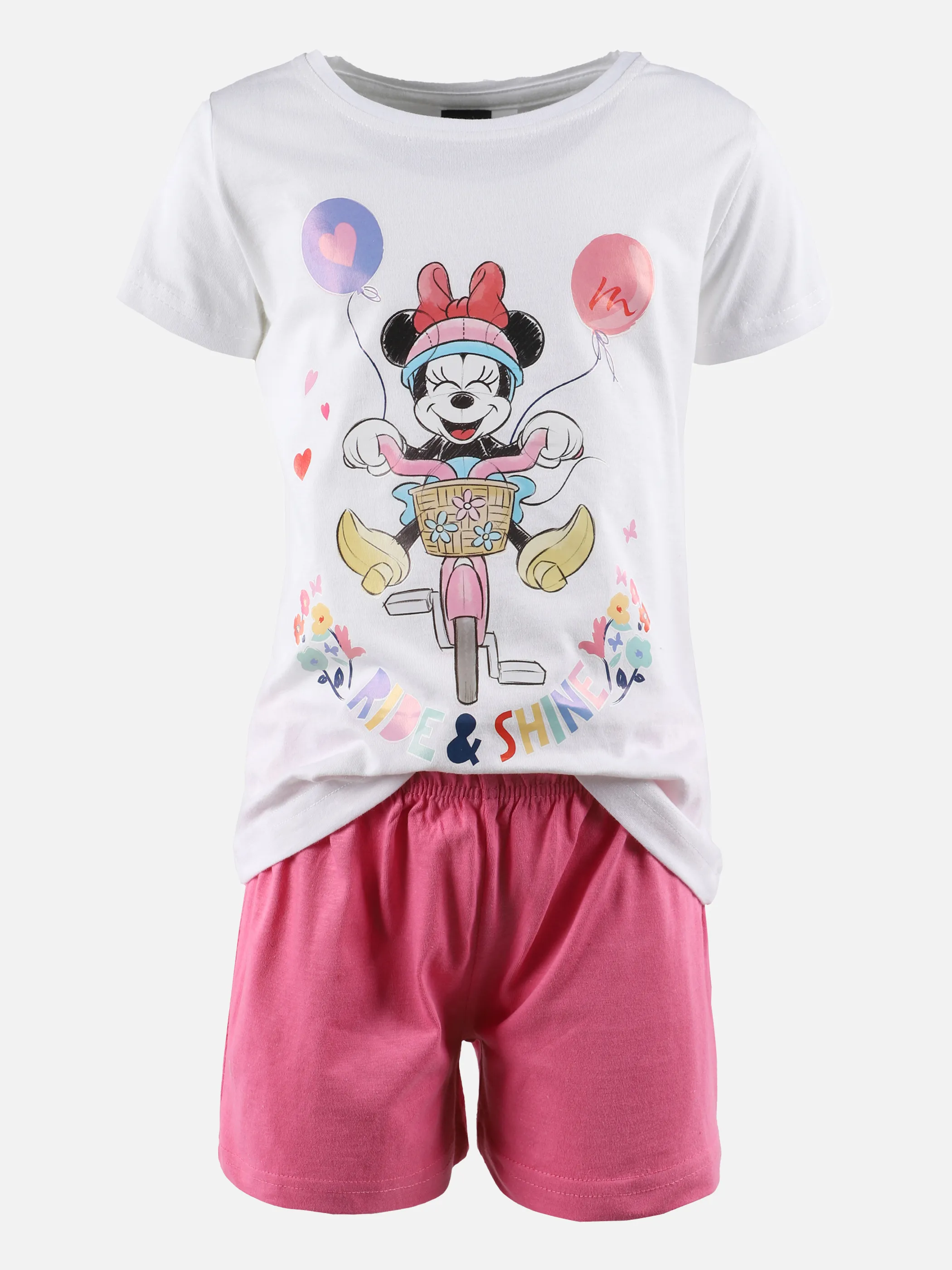 Minnie Mouse Mä. Schlafshorty Minnie Maus Weiß 880880 WEIß/PINK 1