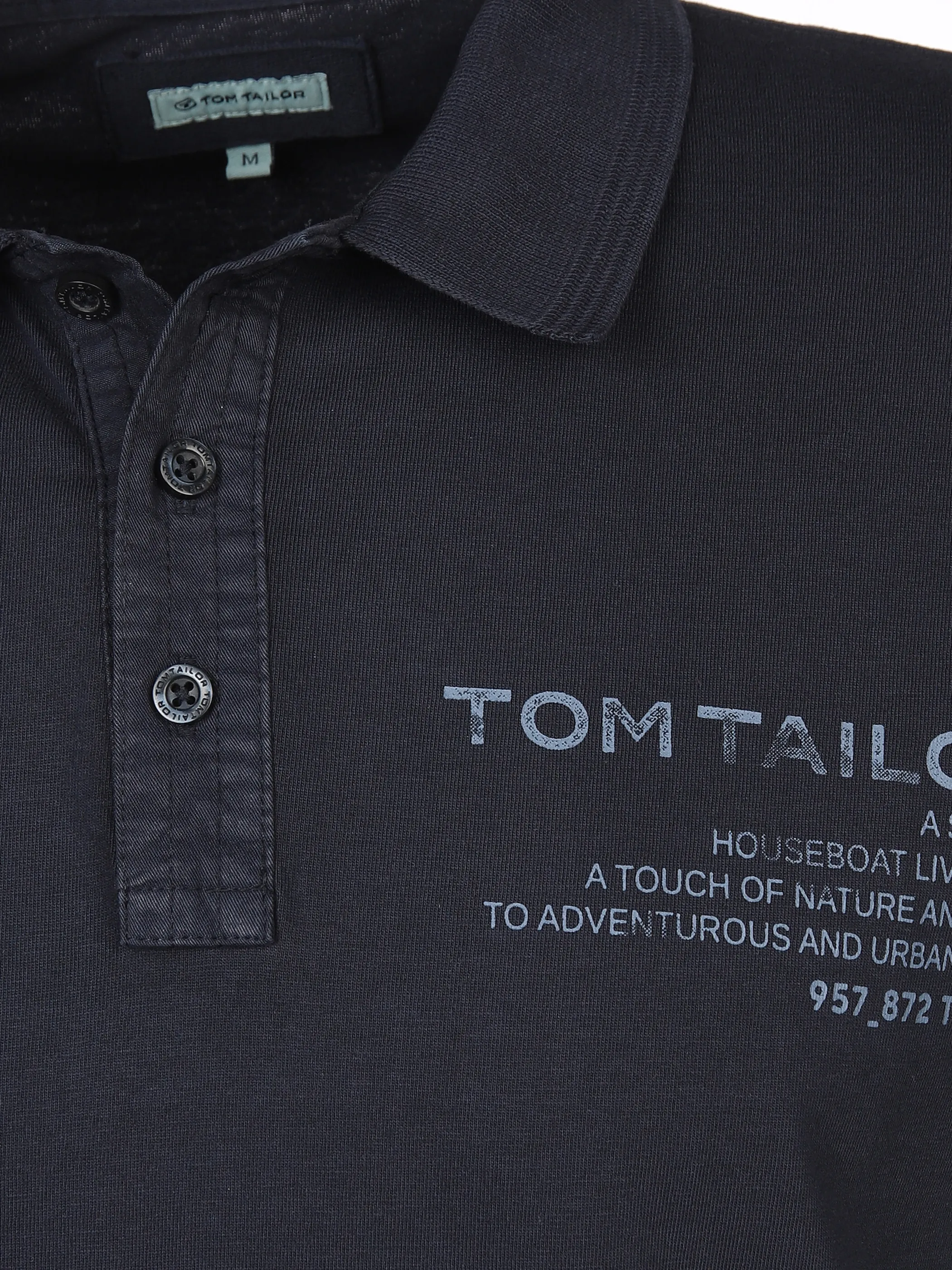 Tom Tailor 1035641 washed  polo Blau 874964 10668 3