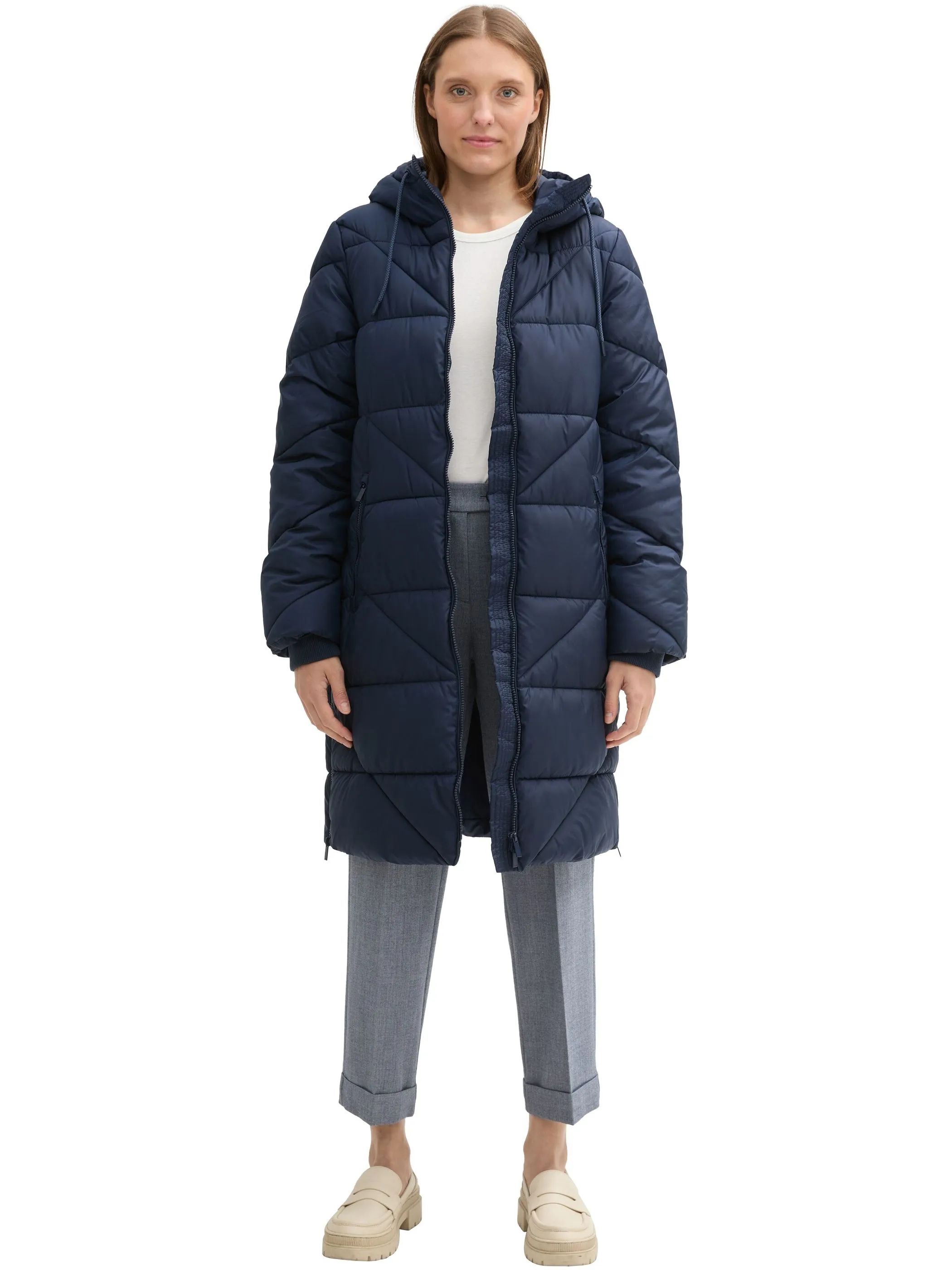 Tom Tailor 1042916 long puffer coat Blau 898628 10668 4 Tom Tailor 1042916 long puffer coat Blau 898628 10668 4