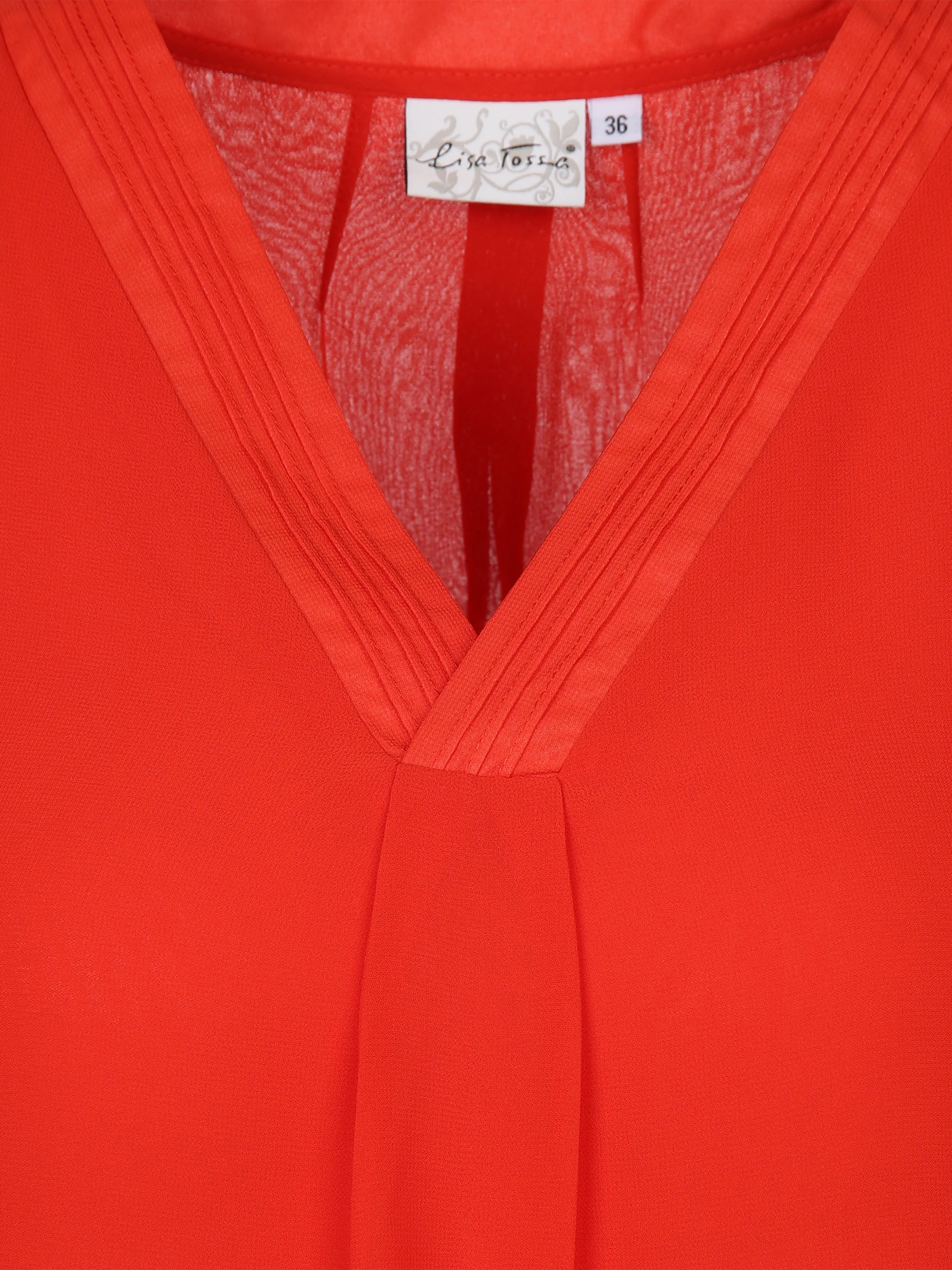 Lisa Tossa Da-Chiffonbluse 1/2 Arm Rot 874339 ROT 3 Lisa Tossa Da-Chiffonbluse 1/2 Arm Rot 874339 ROT 3