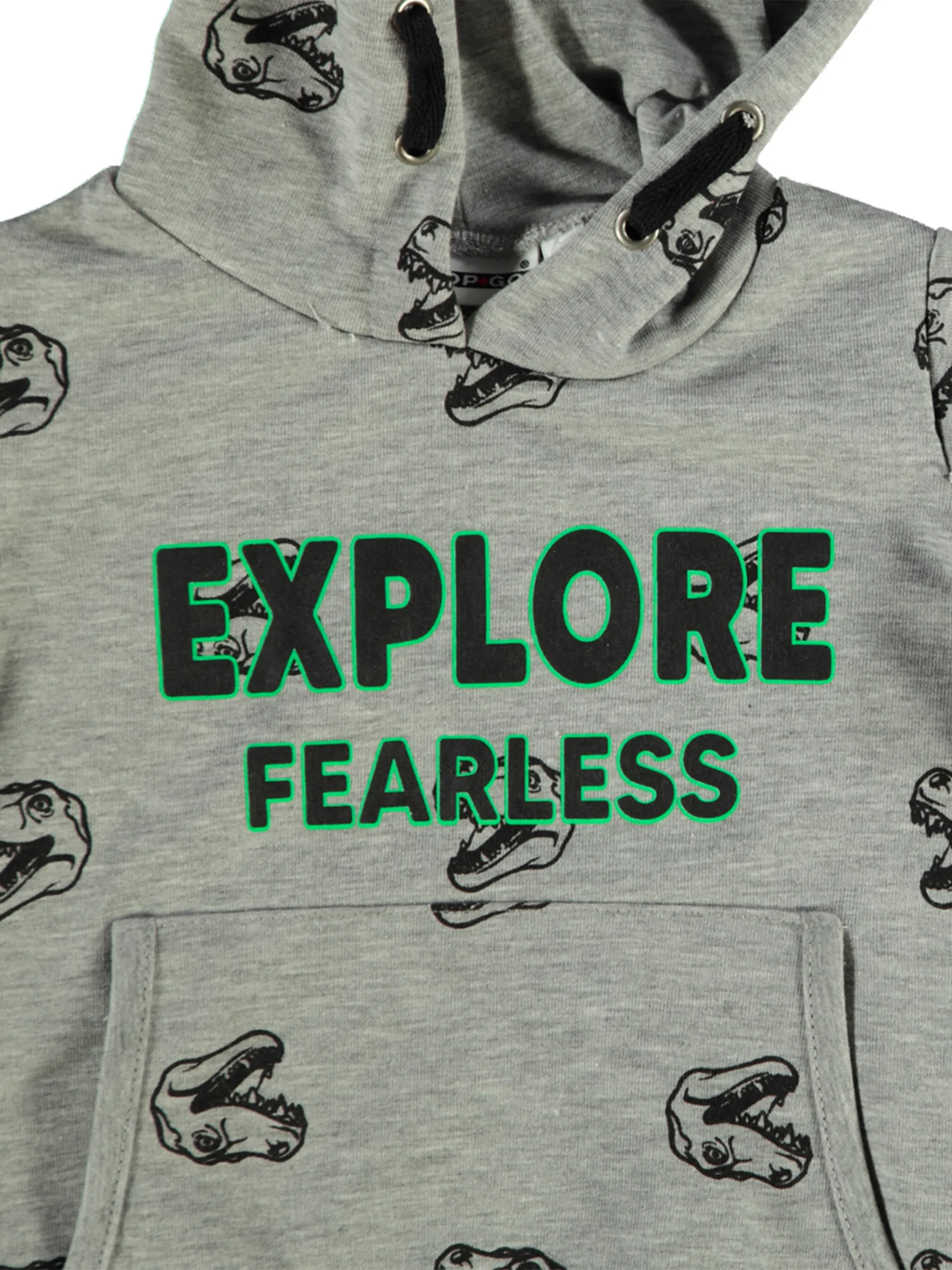 Stop + Go MB Hoodie grau mel mit Kapuze Grau 841633 GRAU 3 Stop + Go MB Hoodie grau mel mit Kapuze Grau 841633 GRAU 3