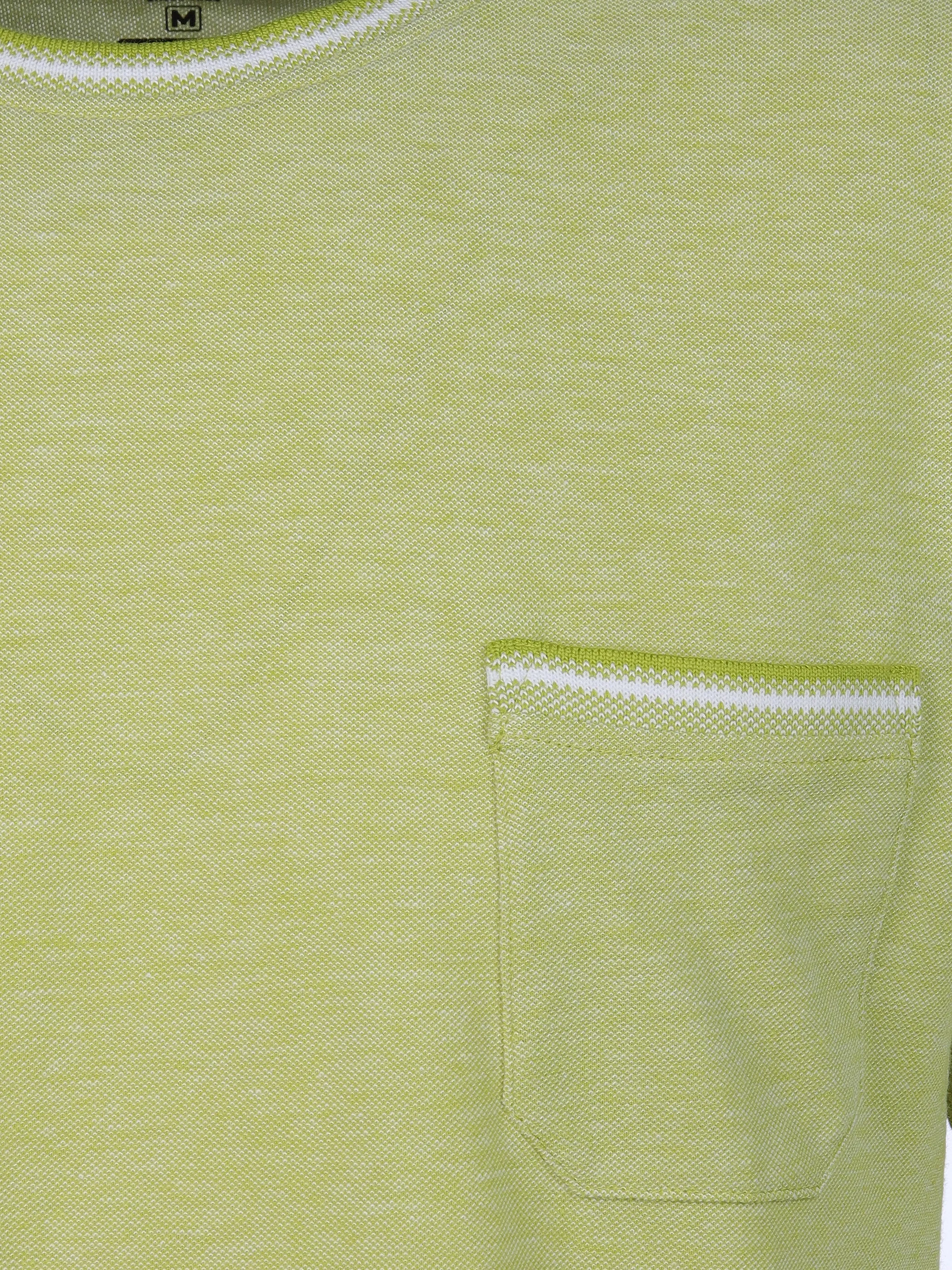 Jim Spencer He. T-Shirt 1/2 Arm twisted Gelb 906257 LEMON 3