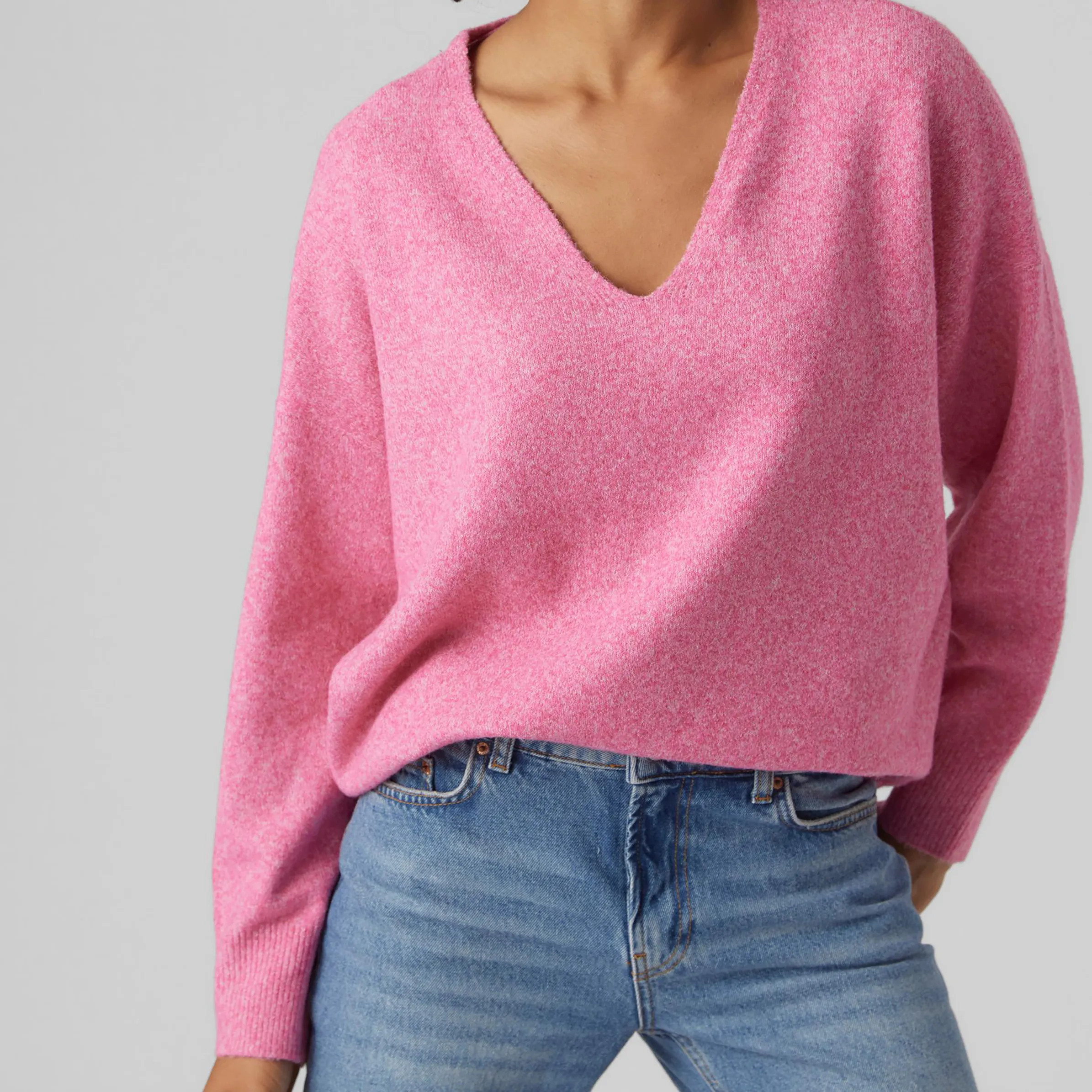 Vero Moda 10252090 VMDOFFY LS V-NECK BLO Pink 854396 181701001 3 Vero Moda 10252090 VMDOFFY LS V-NECK BLO Pink 854396 181701001 3
