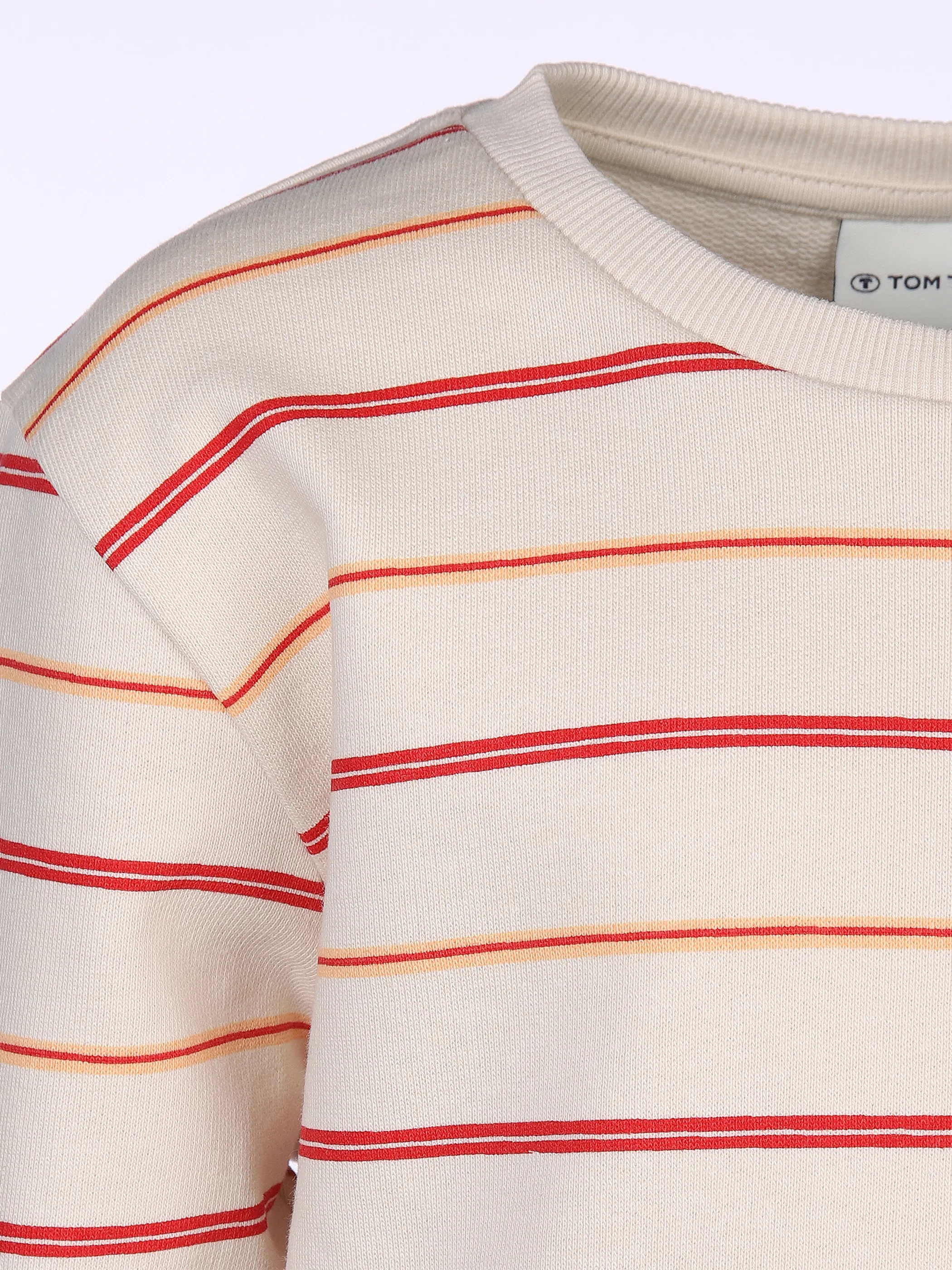 Tom Tailor 1030462 striped sweatshirt Rot 862622 29099 3