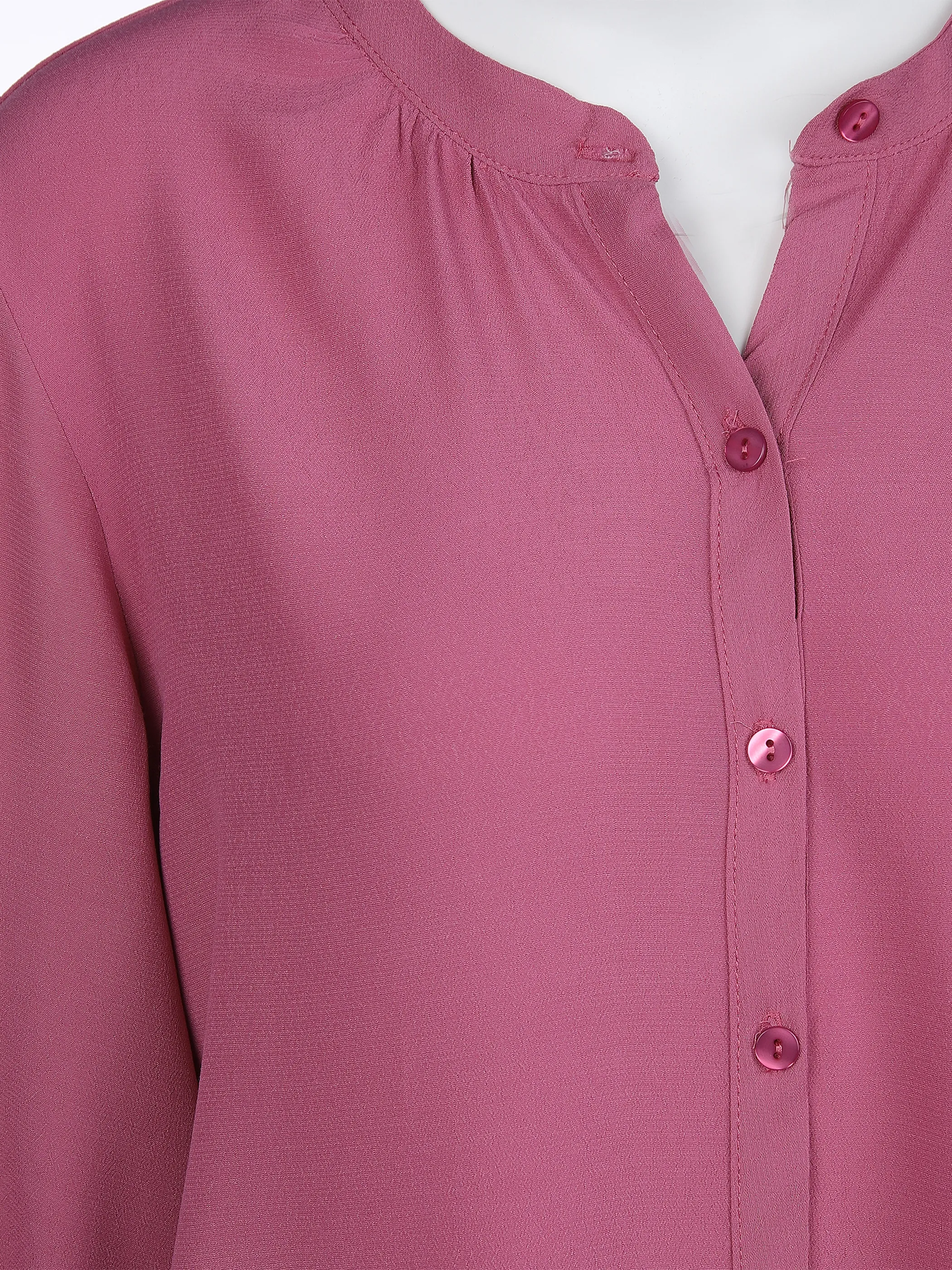 Lisa Tossa Da-Bluse uni m. 1/1 Arm Lila 862363 MAUVE 3 Lisa Tossa Da-Bluse uni m. 1/1 Arm Lila 862363 MAUVE 3