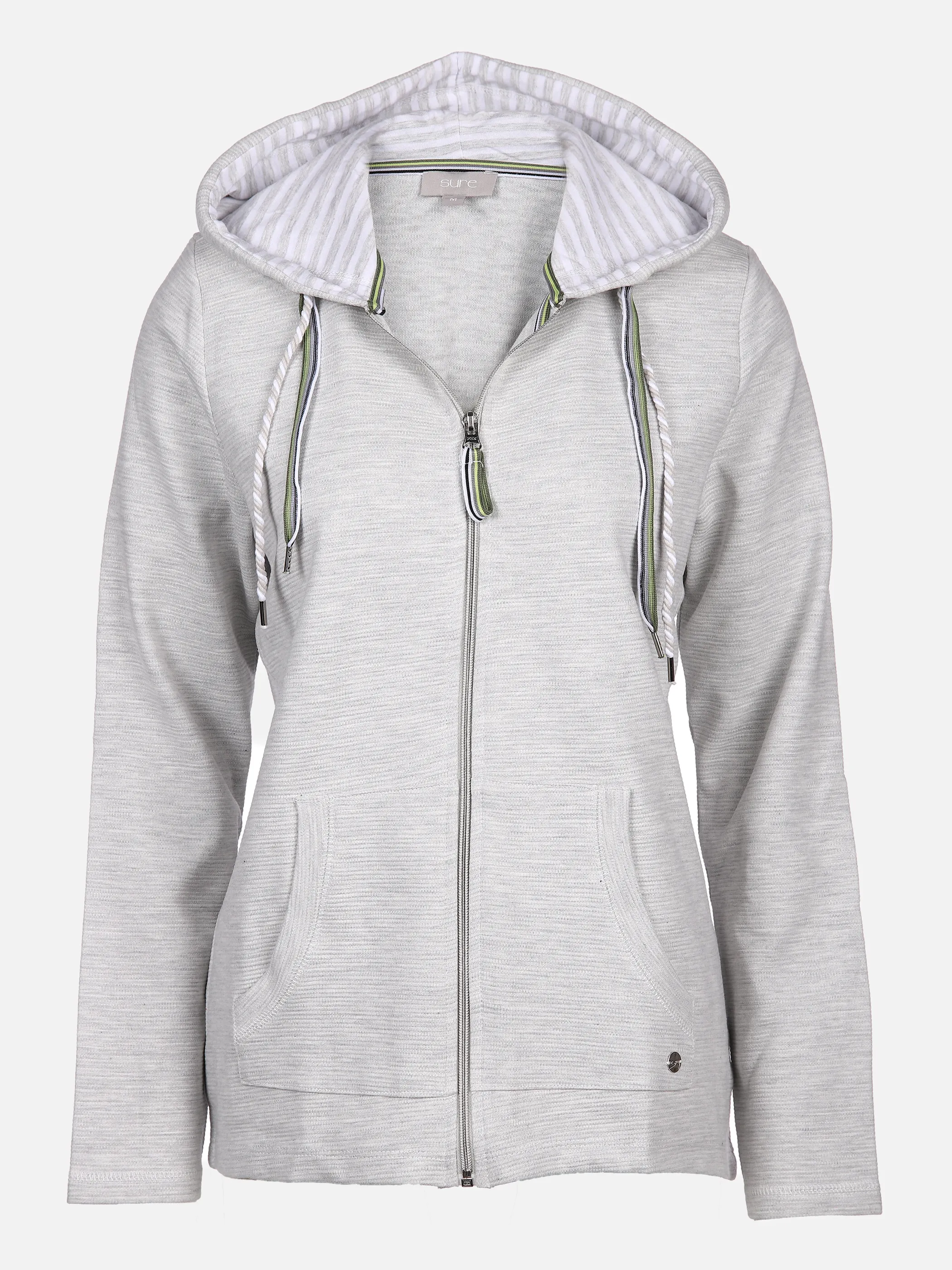 Sure Da-Kapuzen-Cardigan Grau 848384 SILBERMELPINK 1 Sure Da-Kapuzen-Cardigan Grau 848384 SILBERMELPINK 1