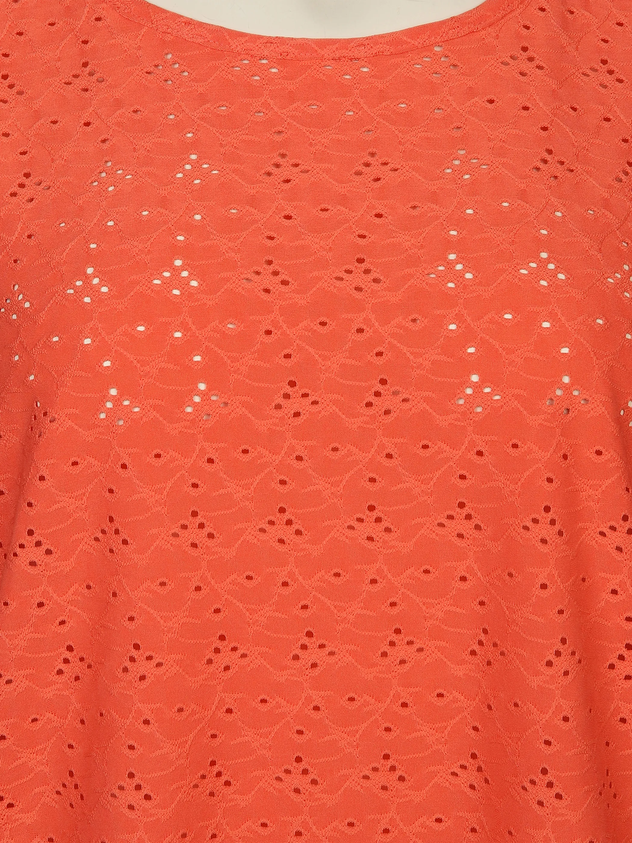 Sonja Blank Da-gr.Gr.Jacquardshirt 1/2 Arm Orange 877576 KORALLE 3 Sonja Blank Da-gr.Gr.Jacquardshirt 1/2 Arm Orange 877576 KORALLE 3