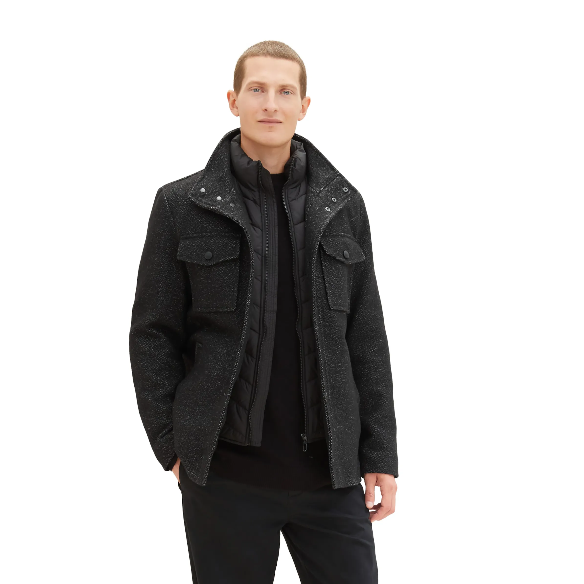 Tom Tailor 1037345 wool jacket 2 in 1 Grau 884289 32521 4 Tom Tailor 1037345 wool jacket 2 in 1 Grau 884289 32521 4