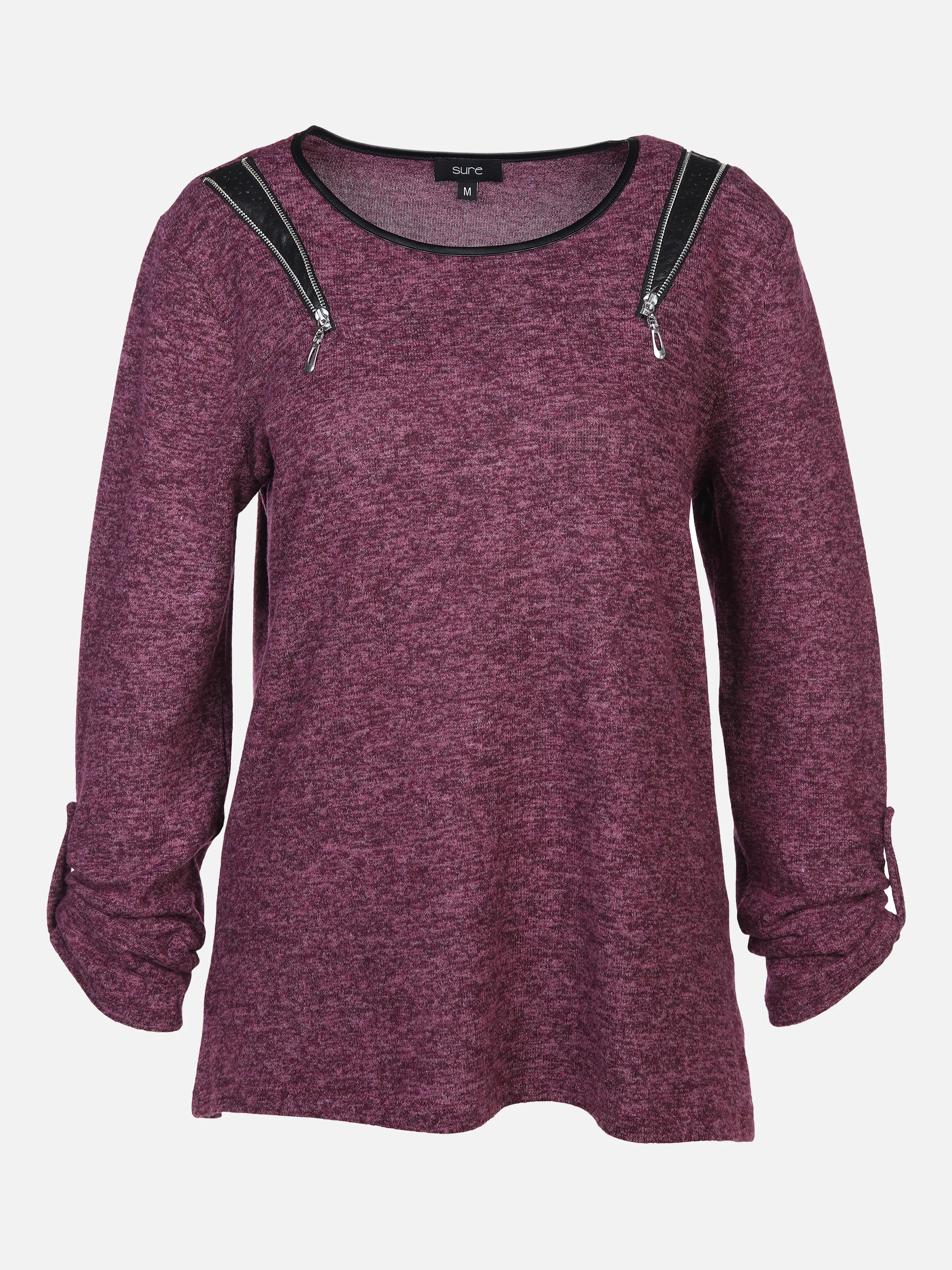 Sure Da-Flauschshirt m.Reißverschlus Lila 869368 BROMBEEERE 1 Sure Da-Flauschshirt m.Reißverschlus Lila 869368 BROMBEEERE 1