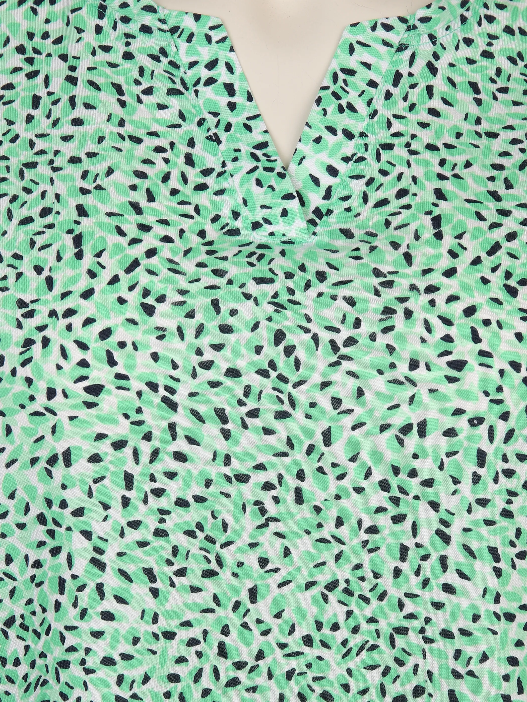 Sonja Blank Da.gr.Gr. Printshirt Grün 891823 IRISHGREEN 3