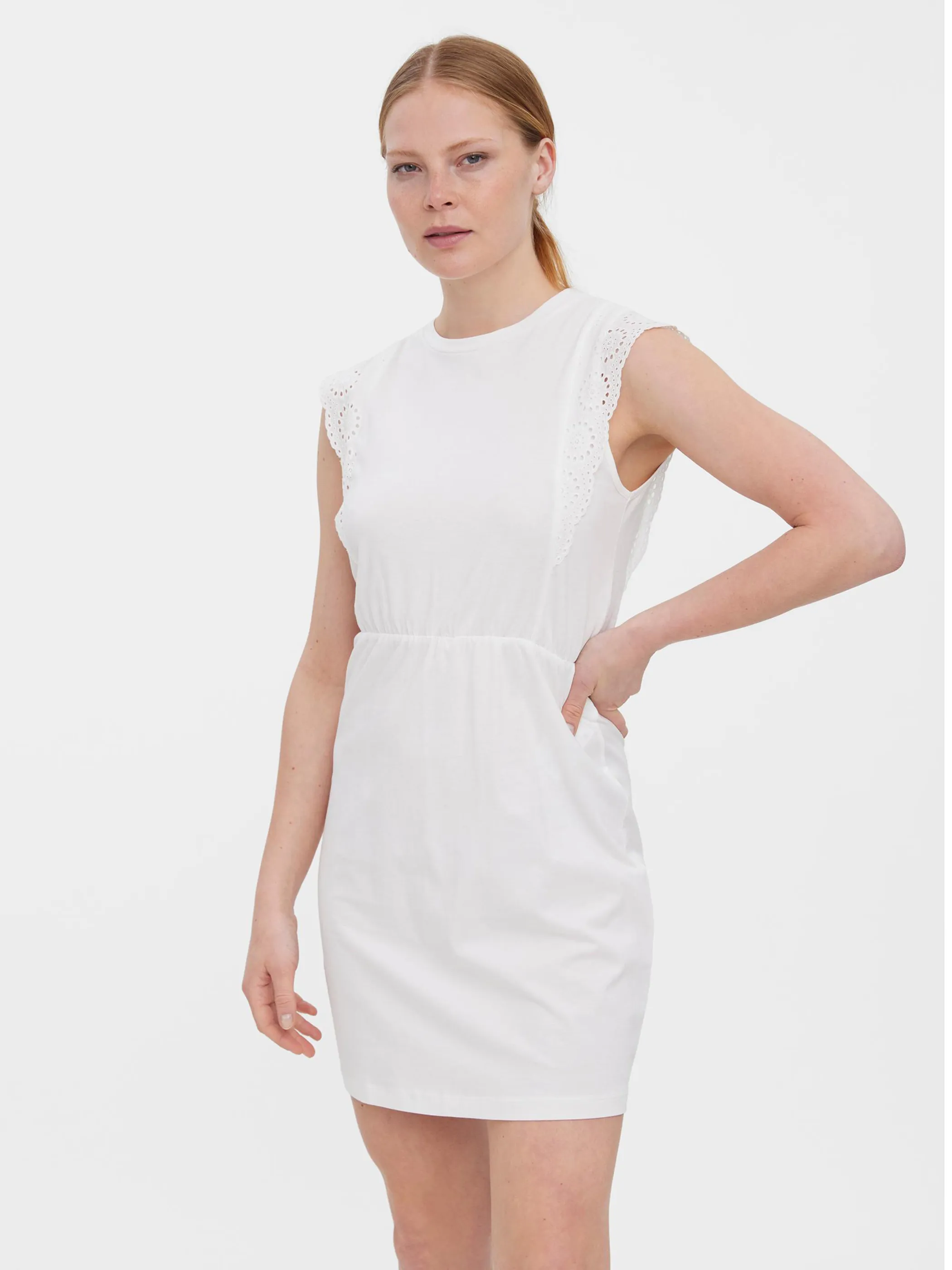 Vero Moda 10265206 VMHOLLYN SL LACE SHOR Weiß 863230 175598 4 Vero Moda 10265206 VMHOLLYN SL LACE SHOR Weiß 863230 175598 4